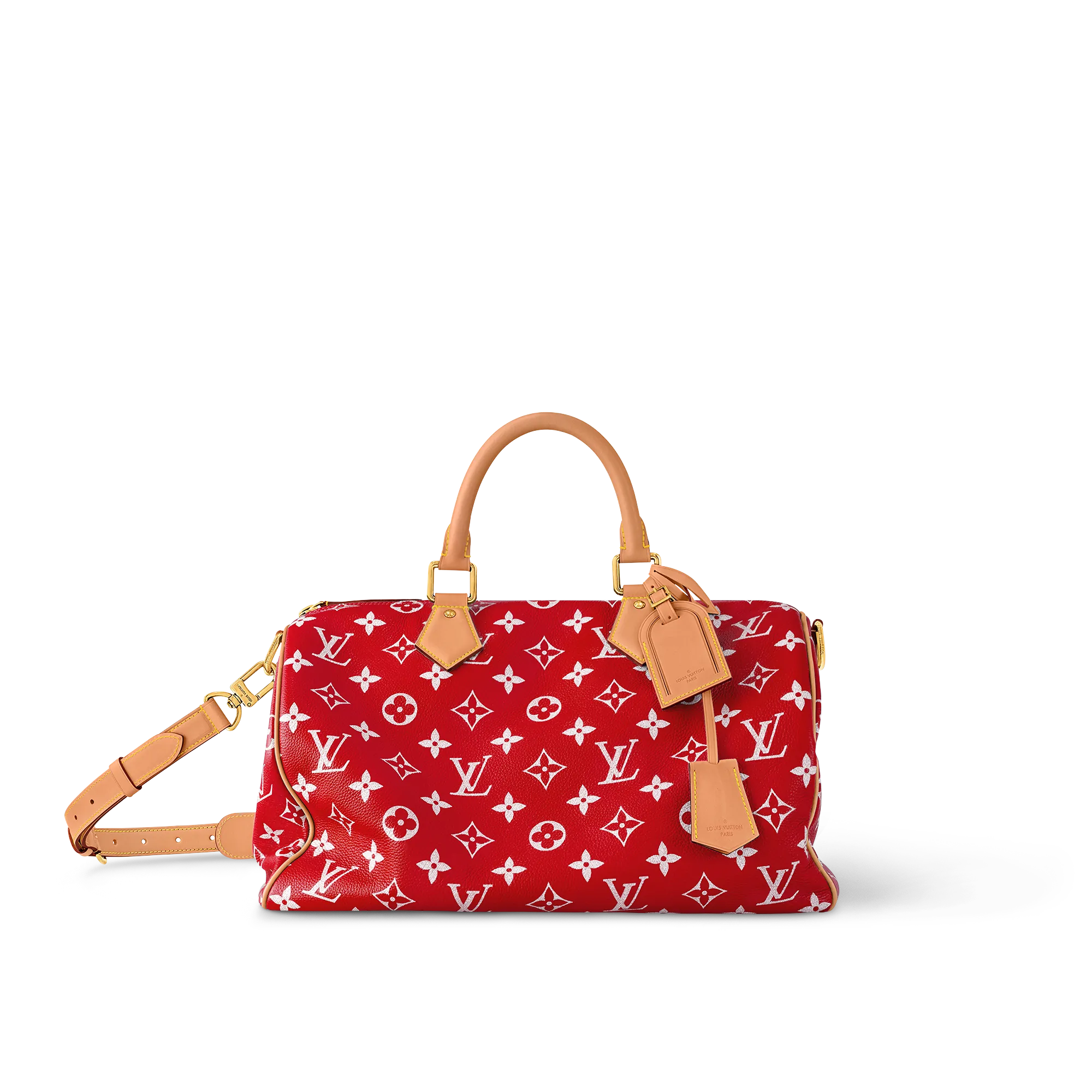 Louis Vuitton Speedy P9 Bandouliere 40 Speedy P9 Les Extraordinaires - Leather Goods and Travel M24420 Red
