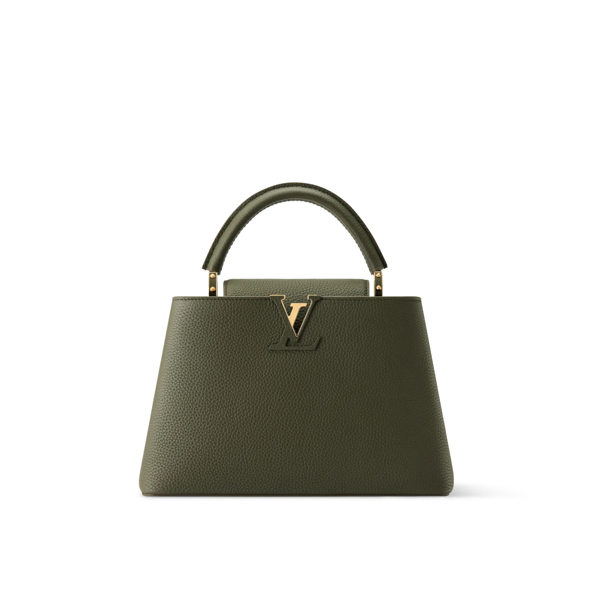 Louis Vuitton Capucines MM Taurillon - Women's Bags M25474 Green