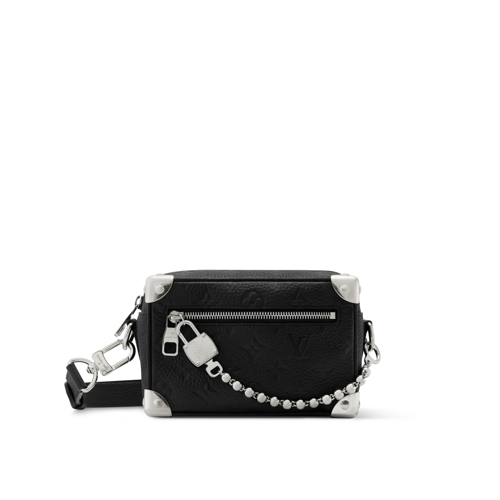 Louis Vuitton Mini Soft Trunk Taurillon Monogram Bags and Wallets - Men's Bags M25927 Black