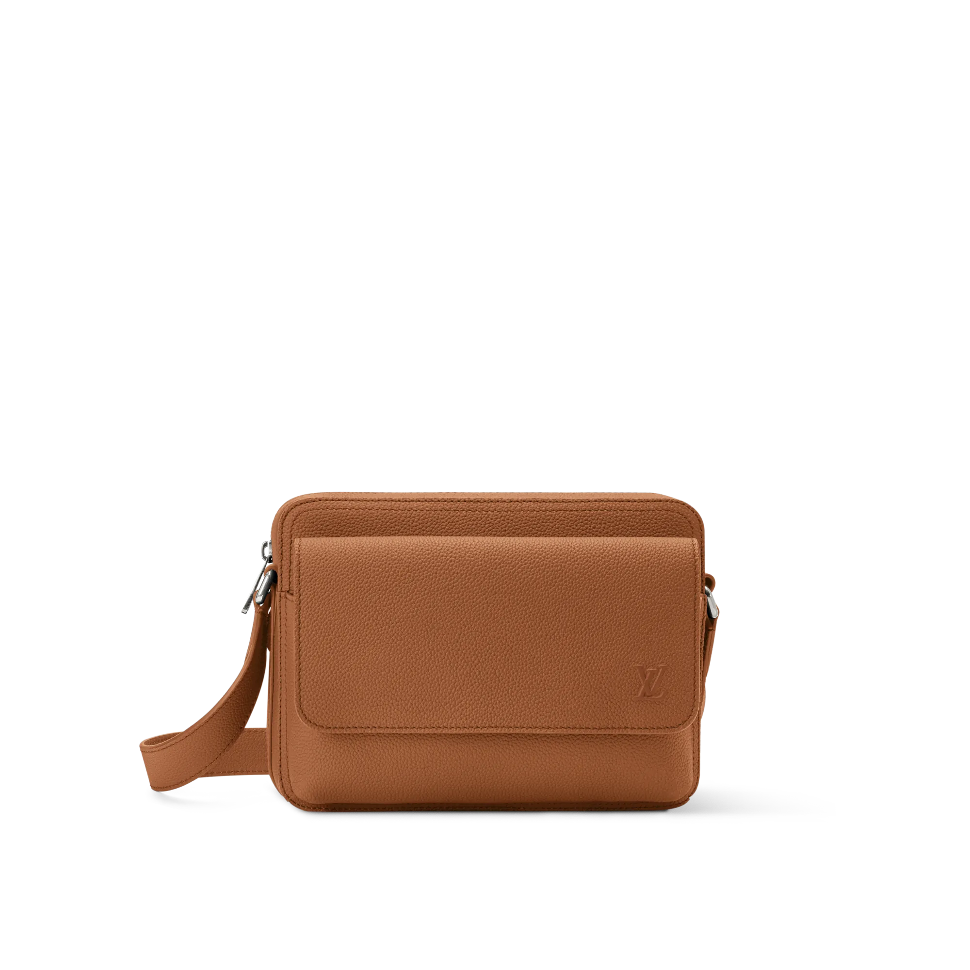 Louis Vuitton Boarding Messenger Lv Aerogram Men's Bag M25981 Natural