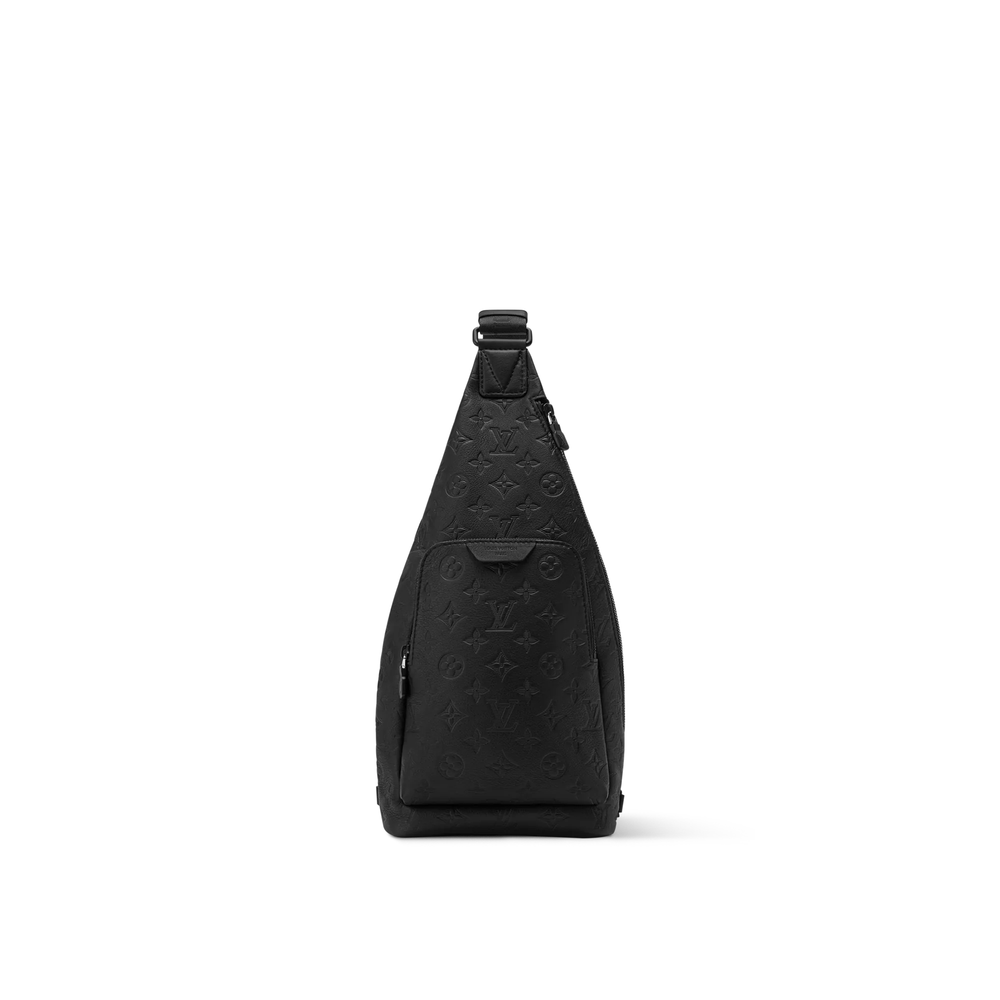 Louis Vuitton Duo Slingbag Monogram Shadow Men's Bag M26730 Black