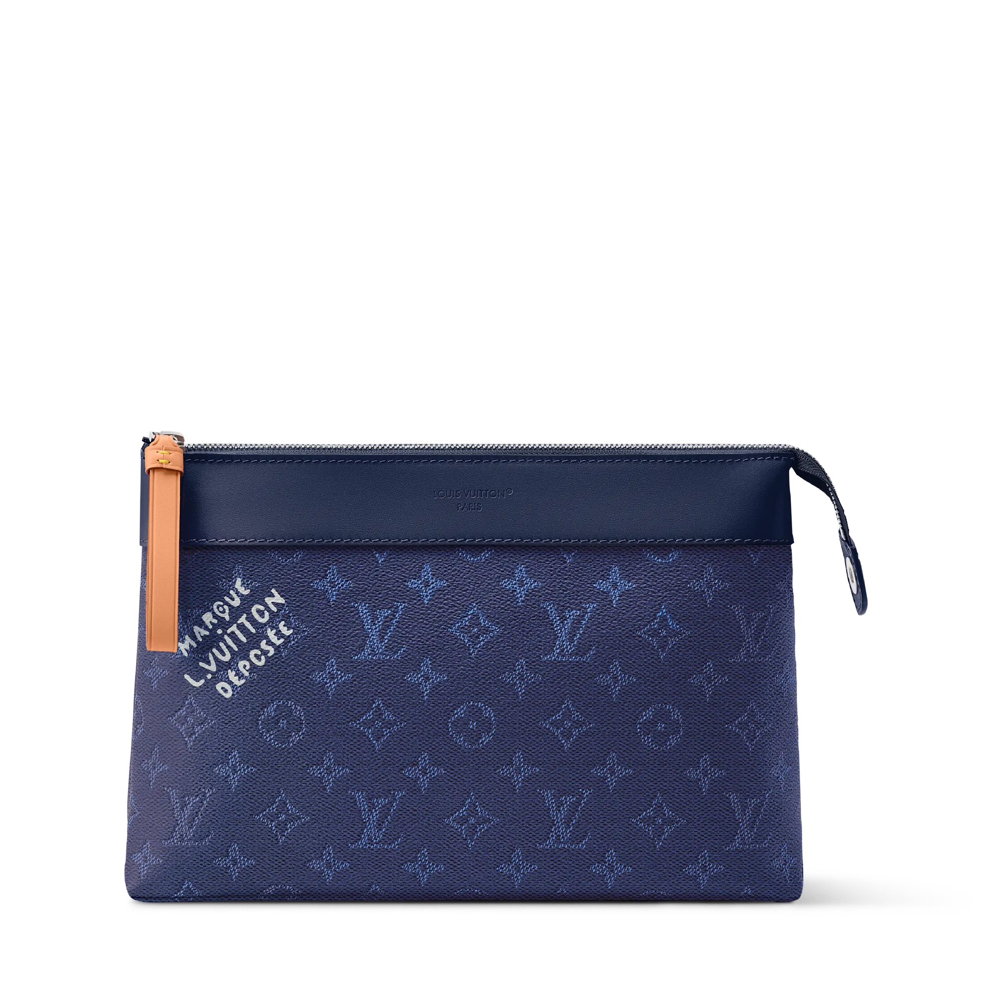 Louis Vuitton Pochette Voyage Souple Monogram Heritage Women - Small Leather Goods M26829 Blue