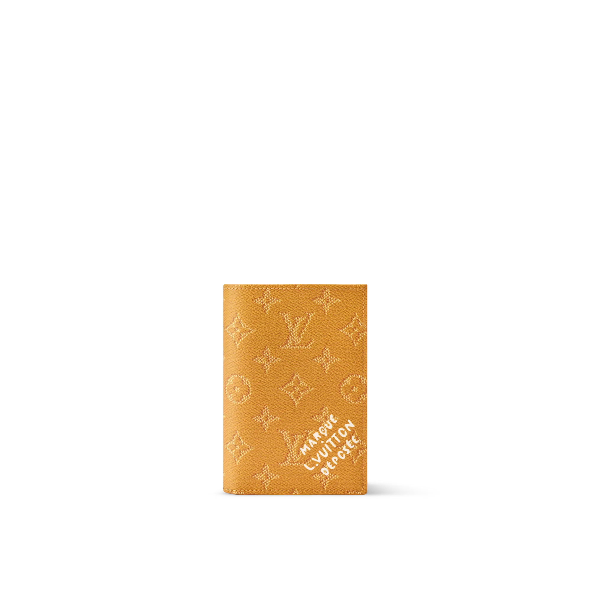 Louis Vuitton Passport Cover Monogram Heritage Men - Travel M26834 Yellow