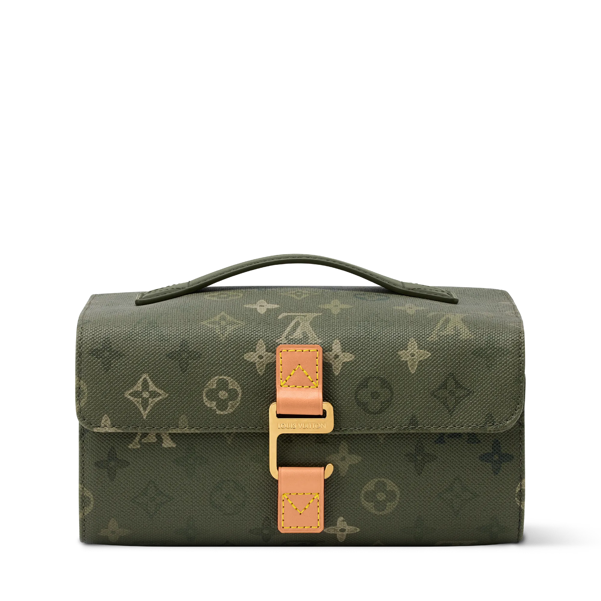 Louis Vuitton Hanging Toiletry Bag Monogram Heritage Men - Travel M26965 Green