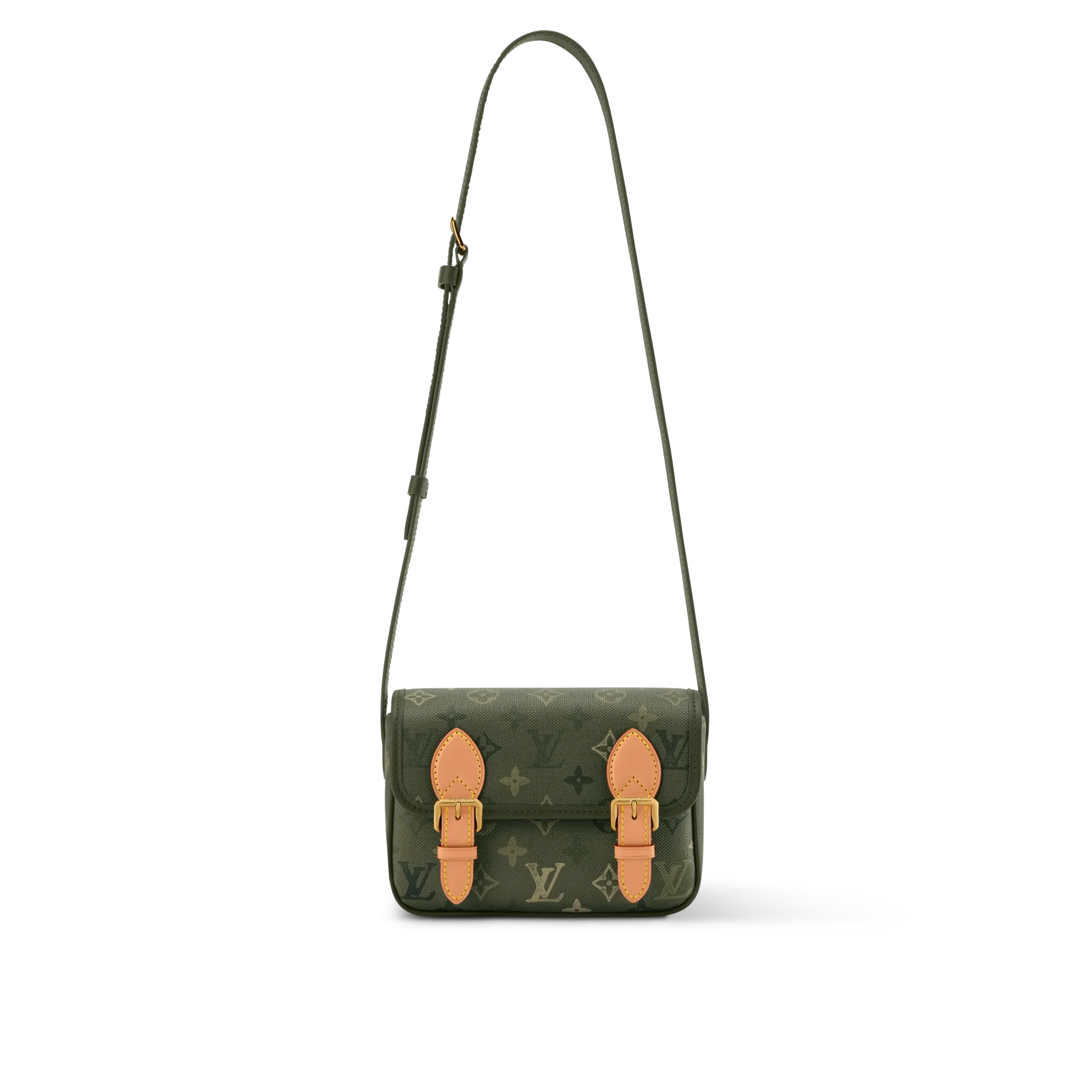 Louis Vuitton Satchel Wearable Wallet Monogram Heritage Men's Small Leather Goods M26969 Green Louis Vuitton Satchel Wearable Wallet Monogram Heritage Men's Small Leather Goods M26969 Green