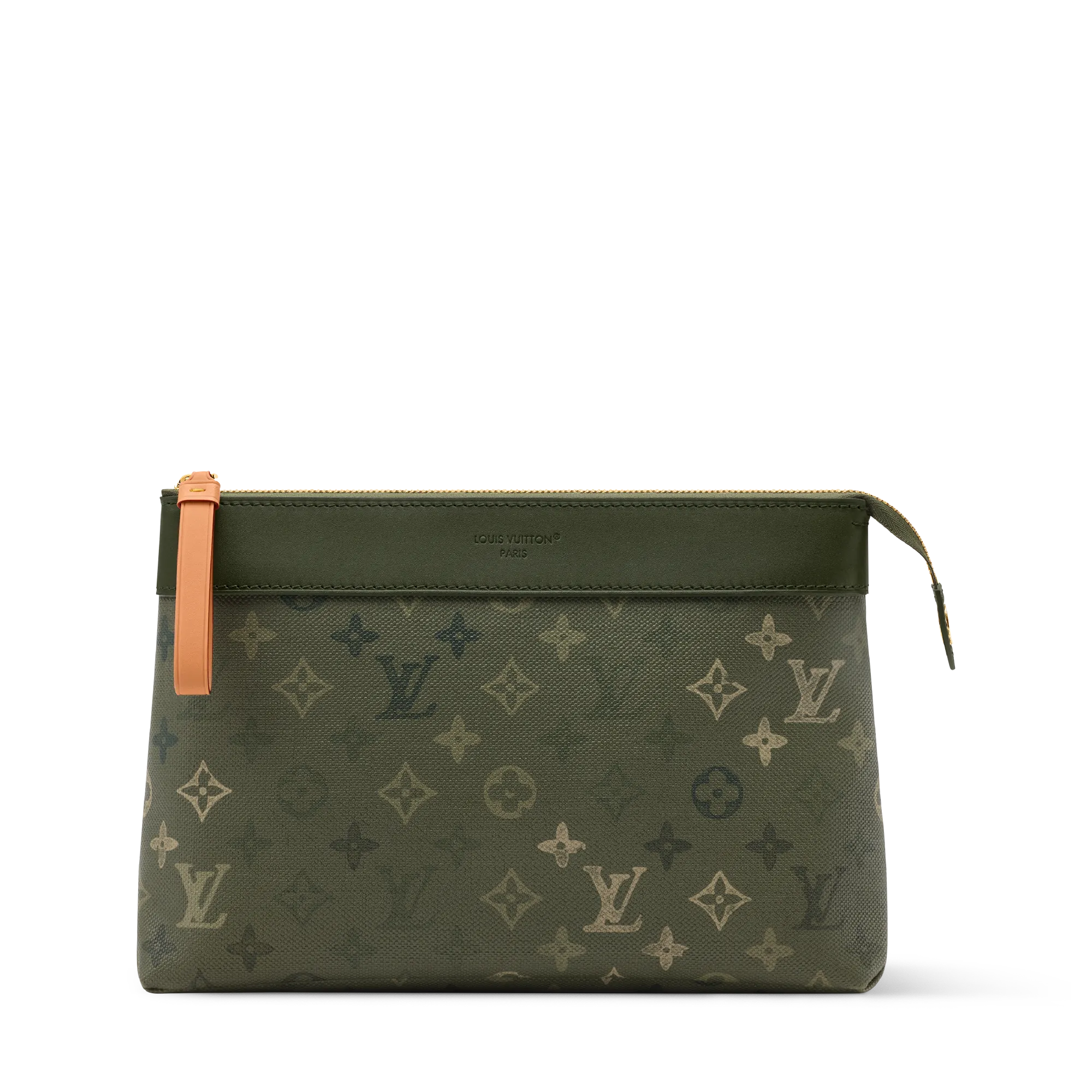 Louis Vuitton Pochette Voyage Souple Monogram Heritage Men - Travel M26970 Green Louis Vuitton Pochette Voyage Souple Monogram Heritage Men - Travel M26970 Green