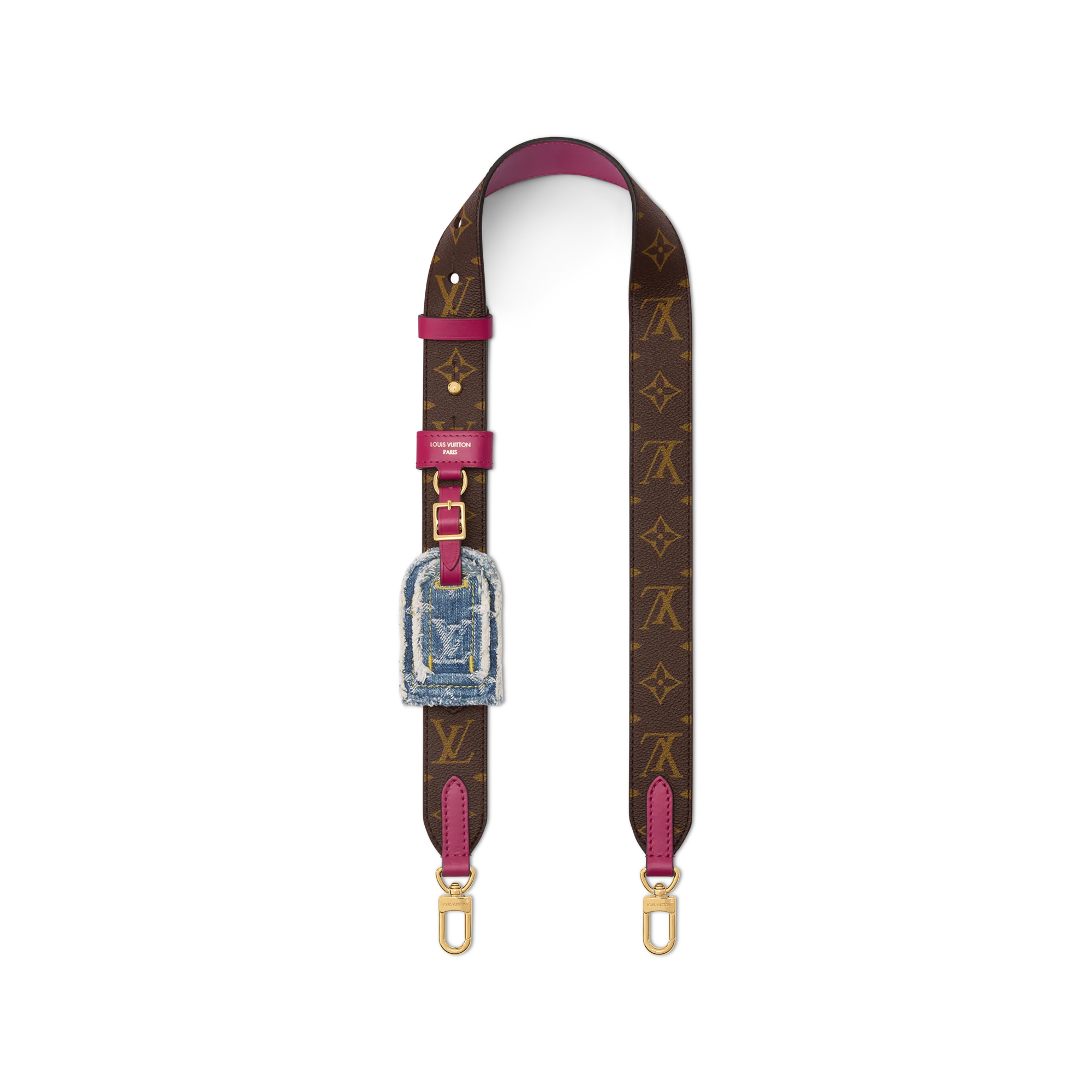 Louis Vuitton Bandouliere Adress Tag Monogram Women - Handbags M26998 Brown