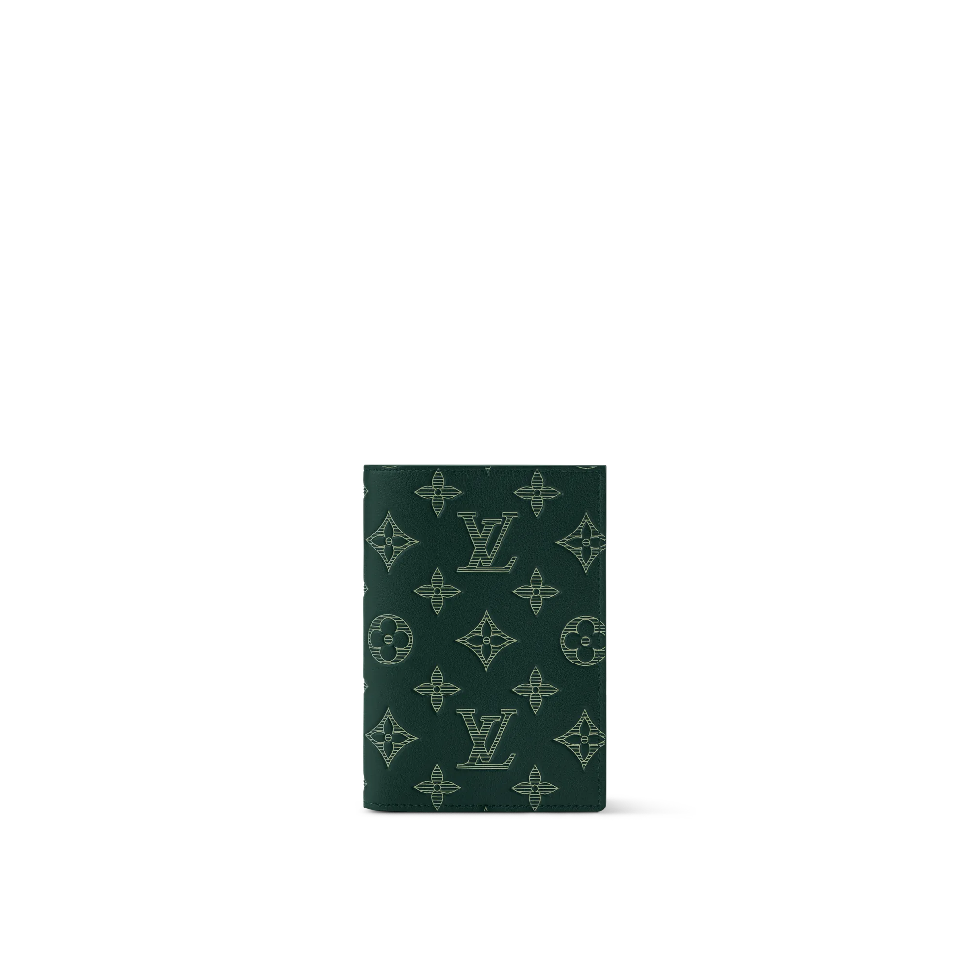 Louis Vuitton Passport Cover Monogram Shadow Men - Travel M27147 Green