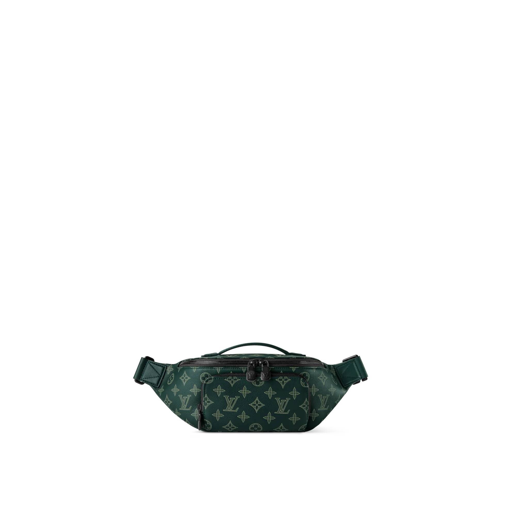 Louis Vuitton Rush Bumbag Monogram Shadow Men's Bag M27153 Green