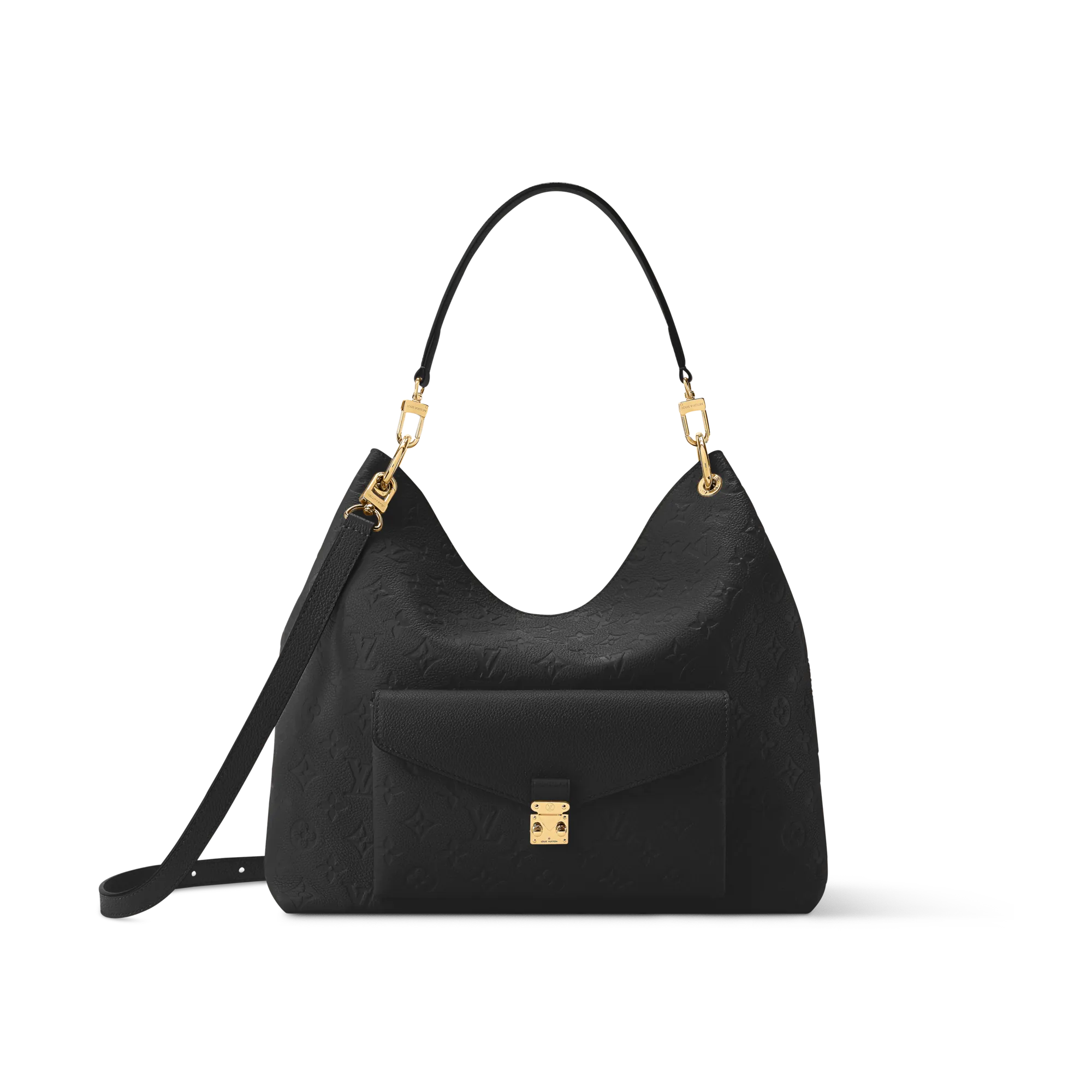 Louis Vuitton Hobo Métis Monogram Empreinte Leather Women - Handbags M27189 Black