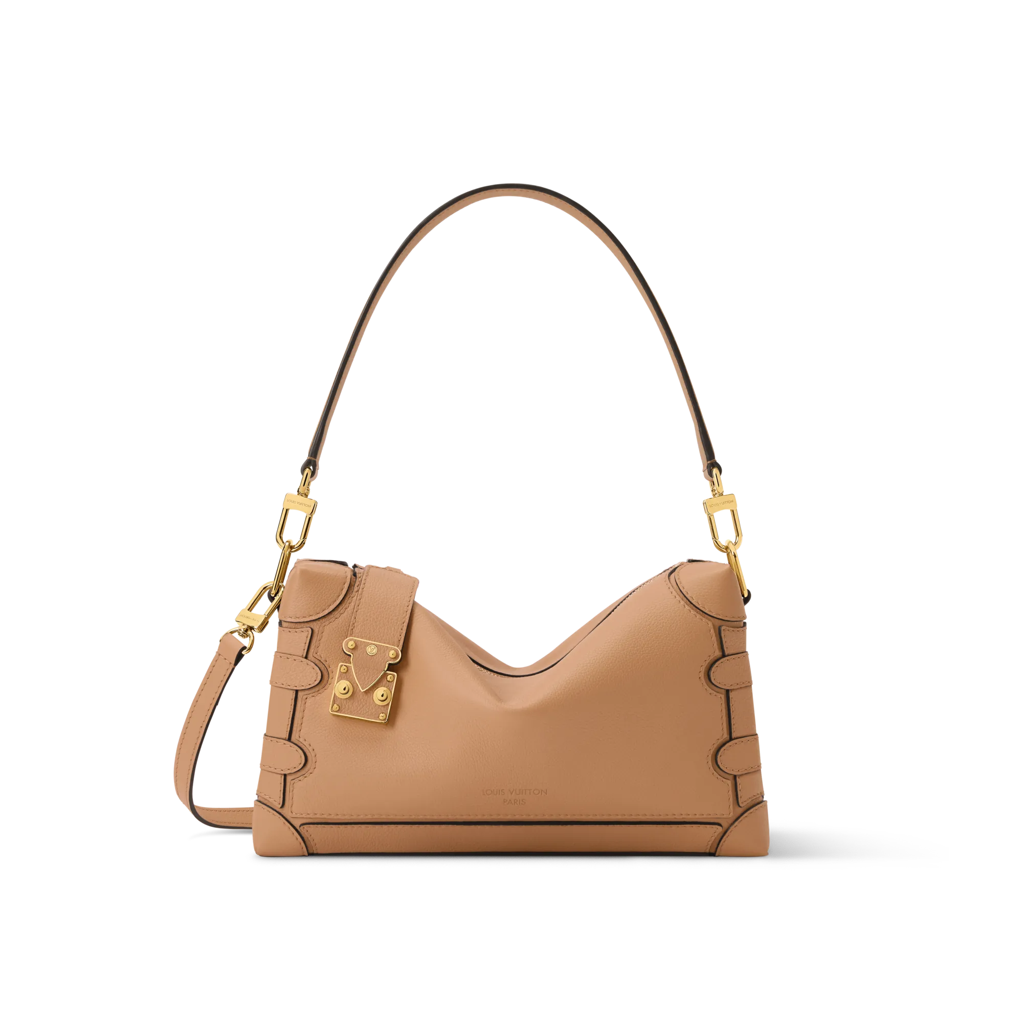 Louis Vuitton Side Trunk Silhouette Calf Leather - Women's Bags M27222 Beige