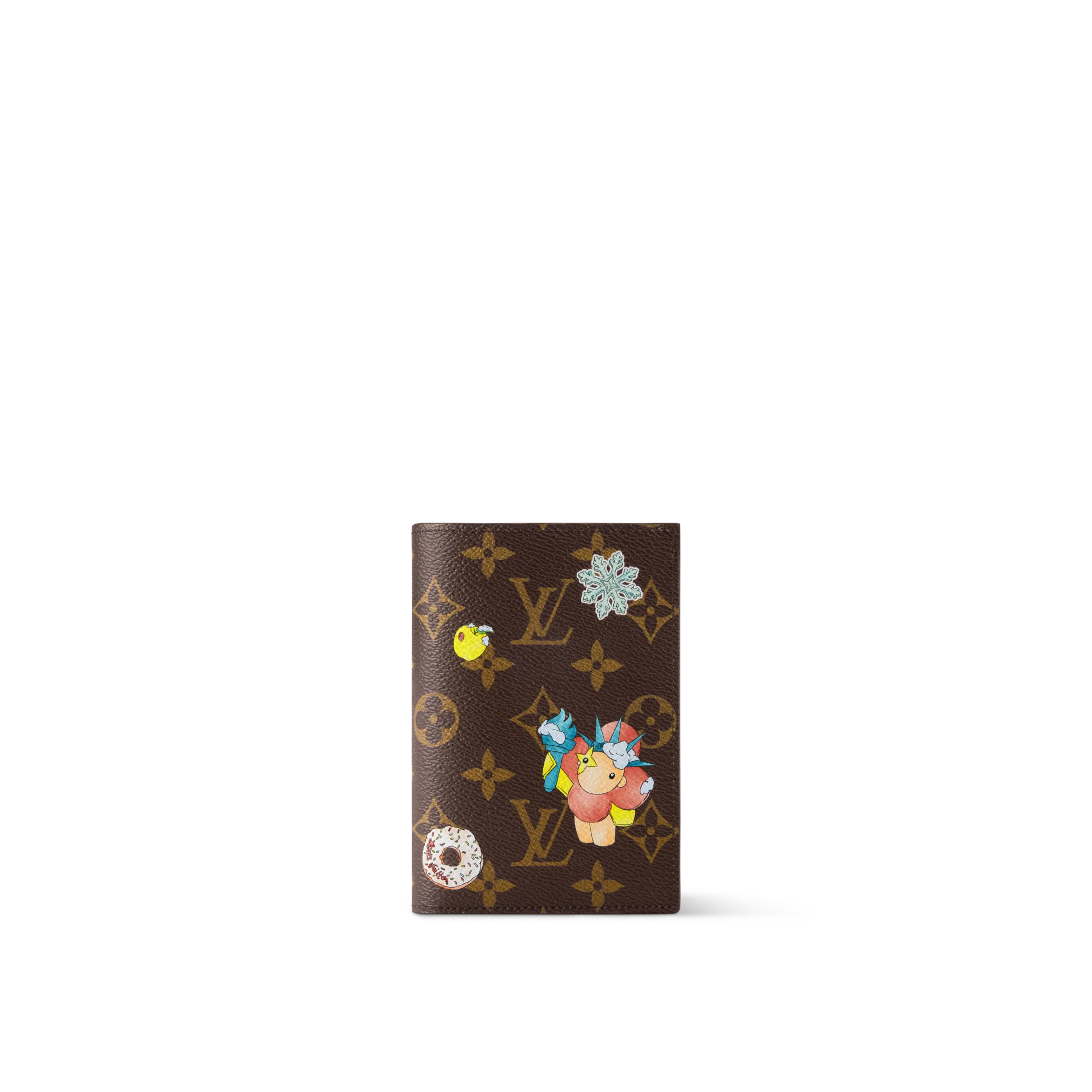 Louis Vuitton 57th Street NYC Passport Cover Coated Canvas Women - Small Leather Goods M27297 Silver