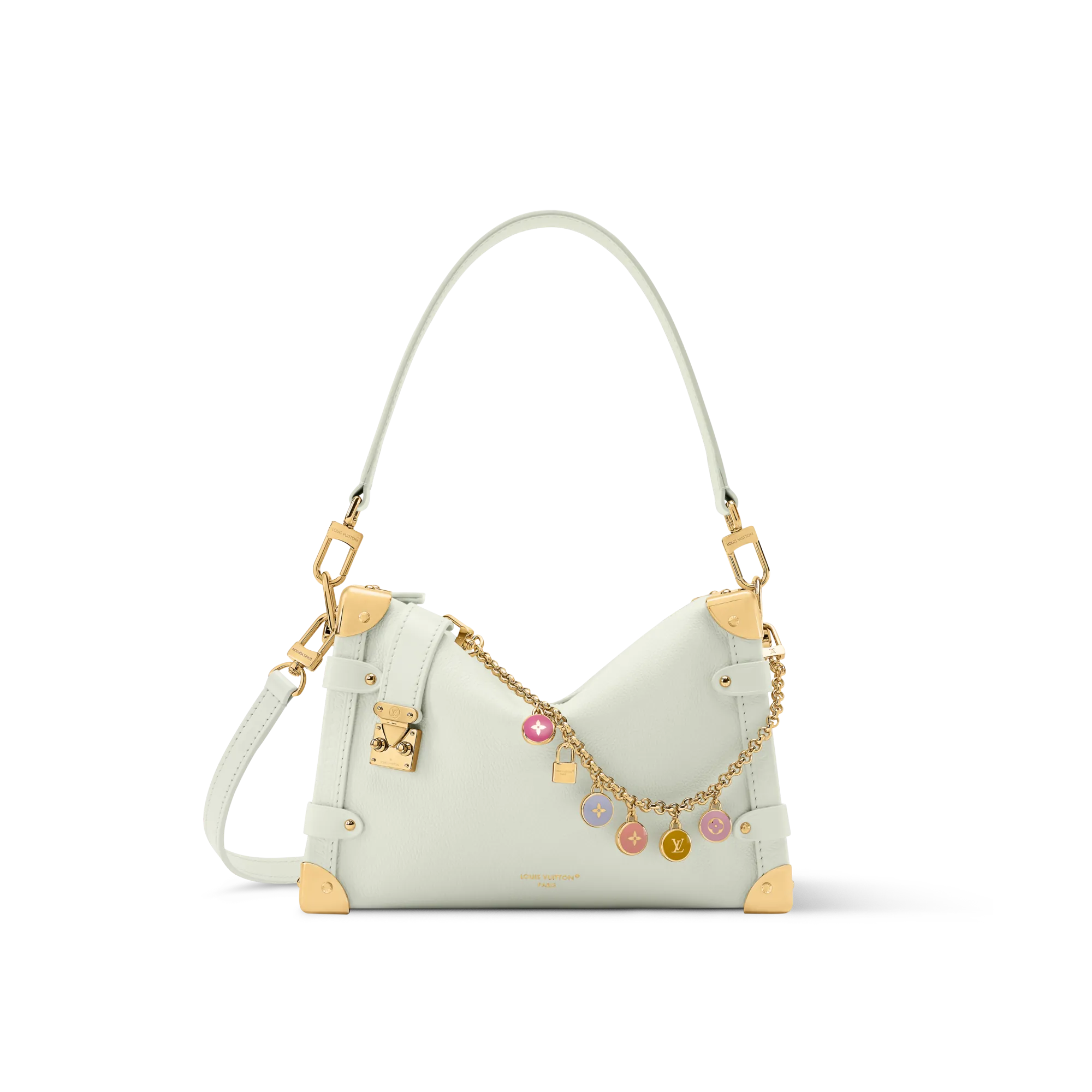 Louis Vuitton Side Trunk MM Calf Leather Women - Handbags M27449 Green