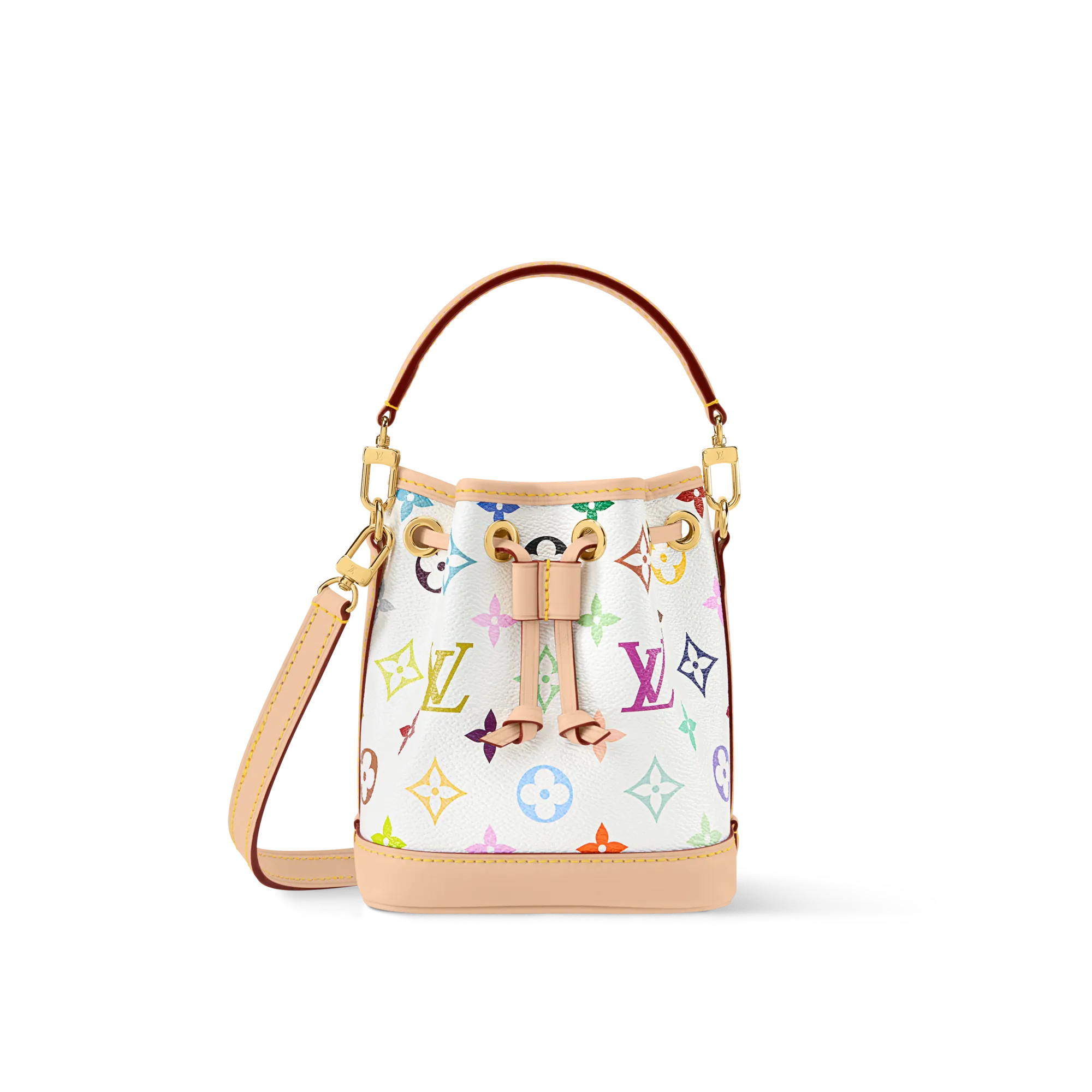 Louis Vuitton LV x TM Nano Noé Monogram Canvas Women - Small Leather Goods M27493 White