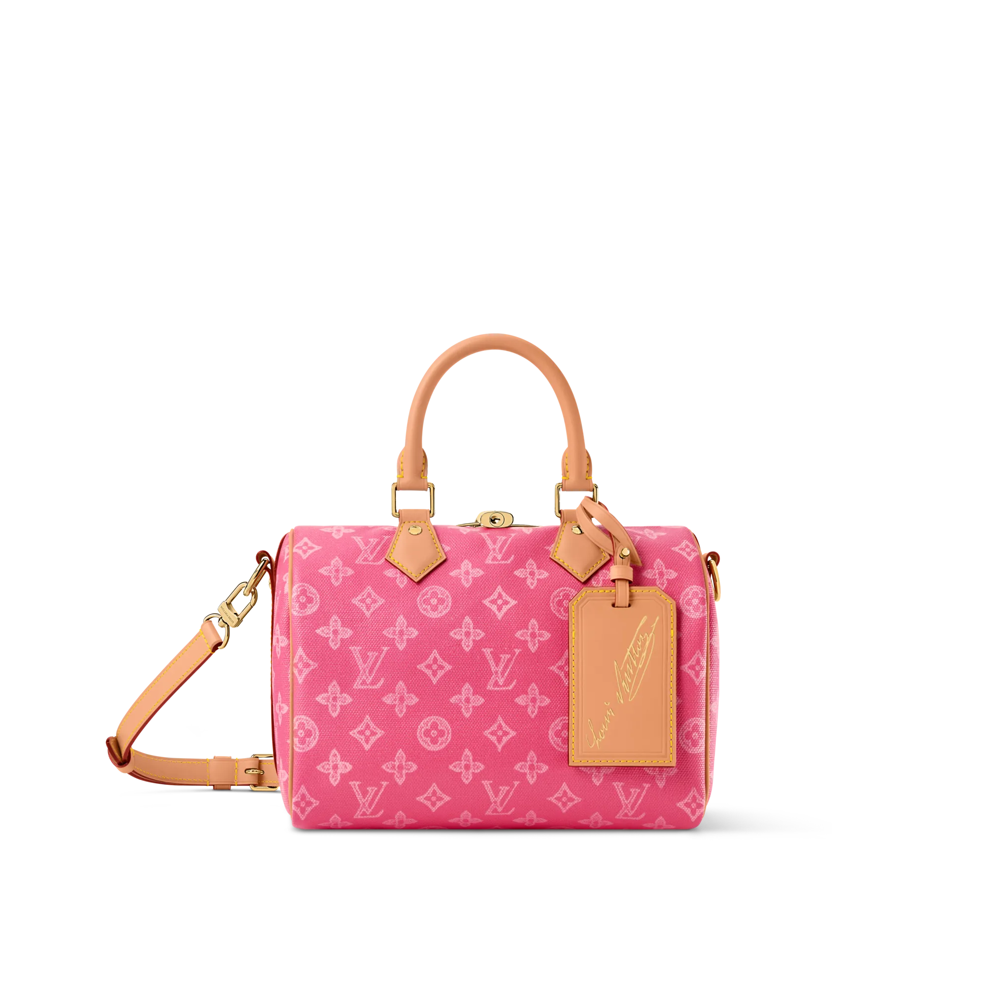 Louis Vuitton Speedy Bandouliere 25 Monogram Canvas Women - Handbags M27528 Pink