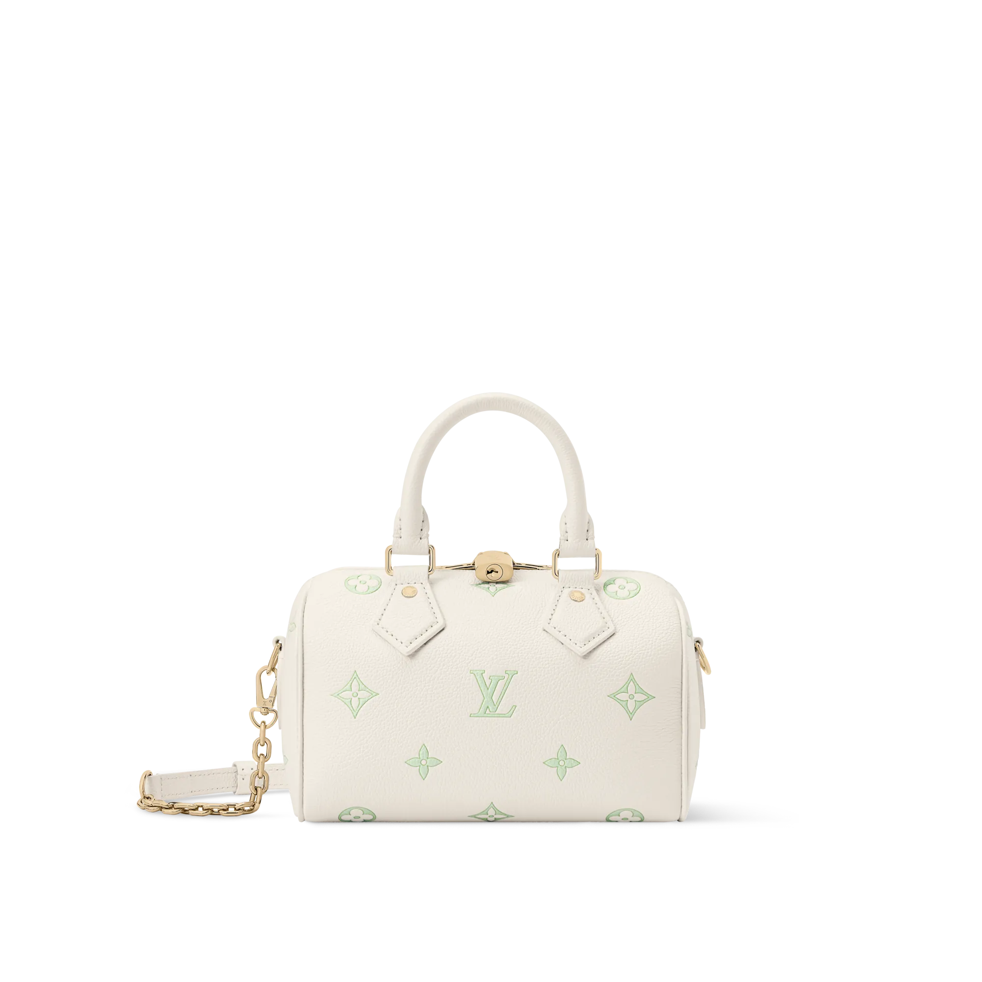 Louis Vuitton Speedy Bandouliere 20 Bicolor Monogram Empreinte Leather Women - Handbags M27572 White
