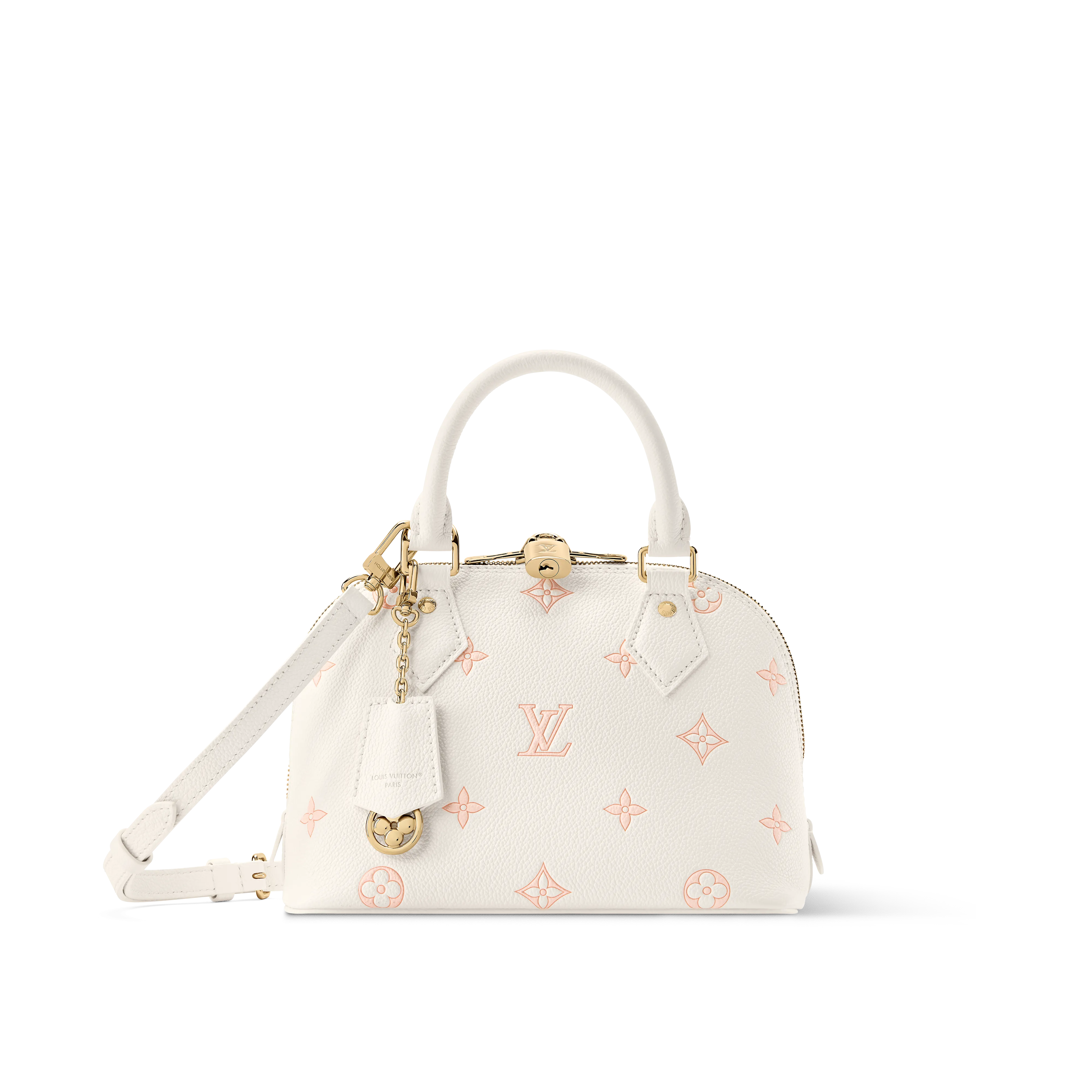 Louis Vuitton Alma BB Bicolor Monogram Empreinte Leather Women - Handbags M27574 White