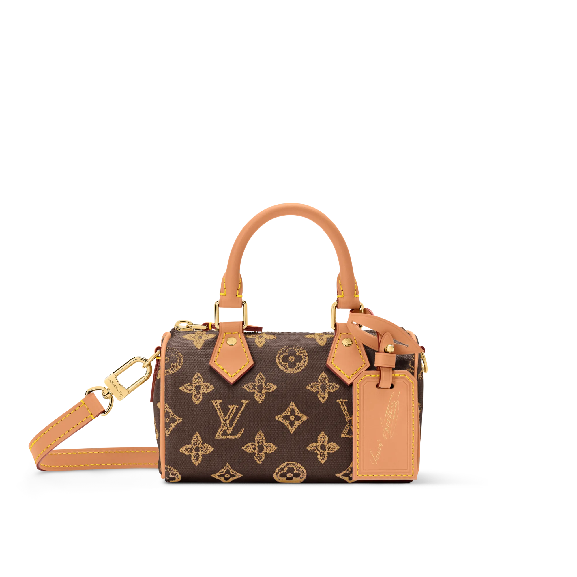 Louis Vuitton Nano Speedy Monogram Canvas Women - Small Leather Goods M27610 Brown