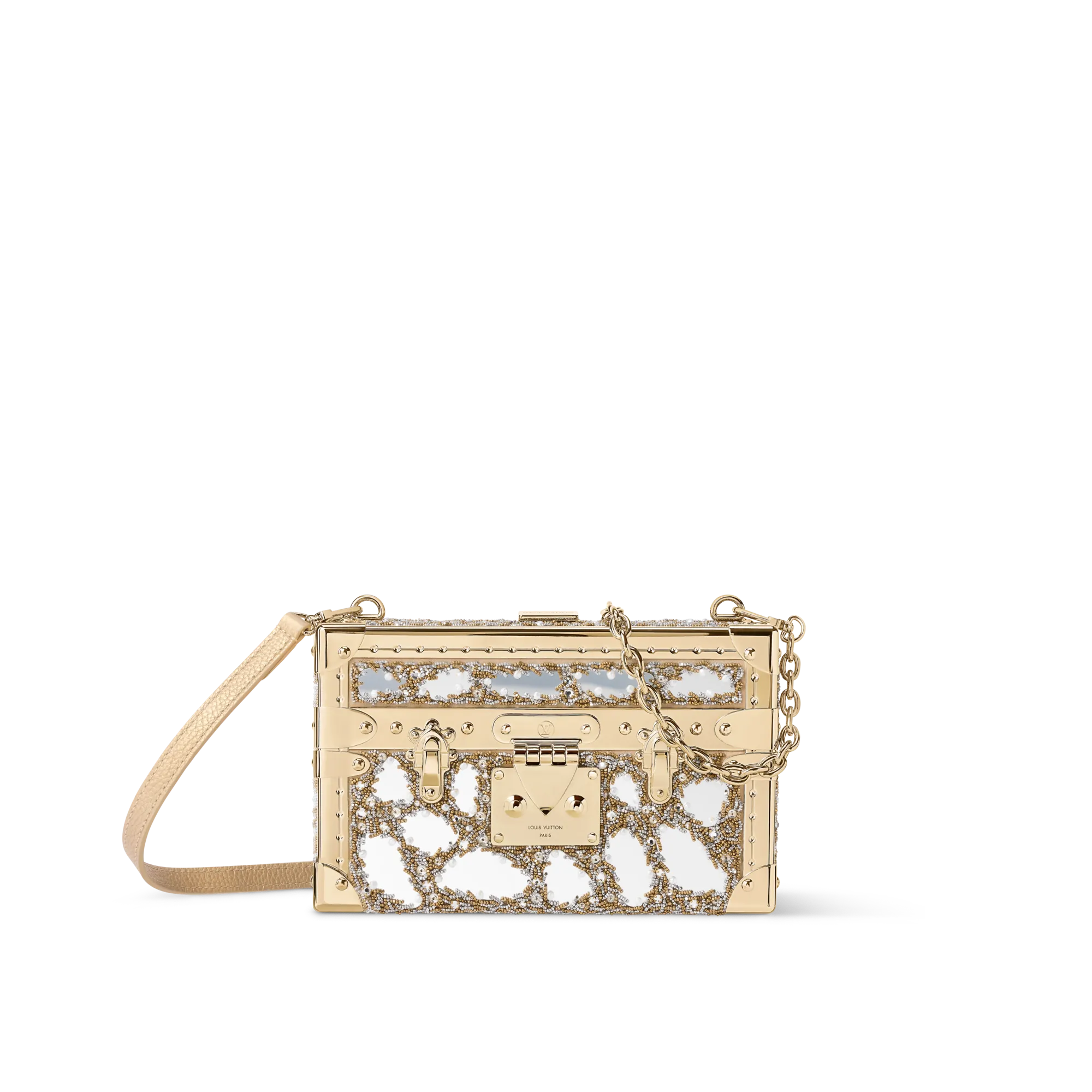 Louis Vuitton Petite Malle Pearls - Women's Bags M27662 Silver