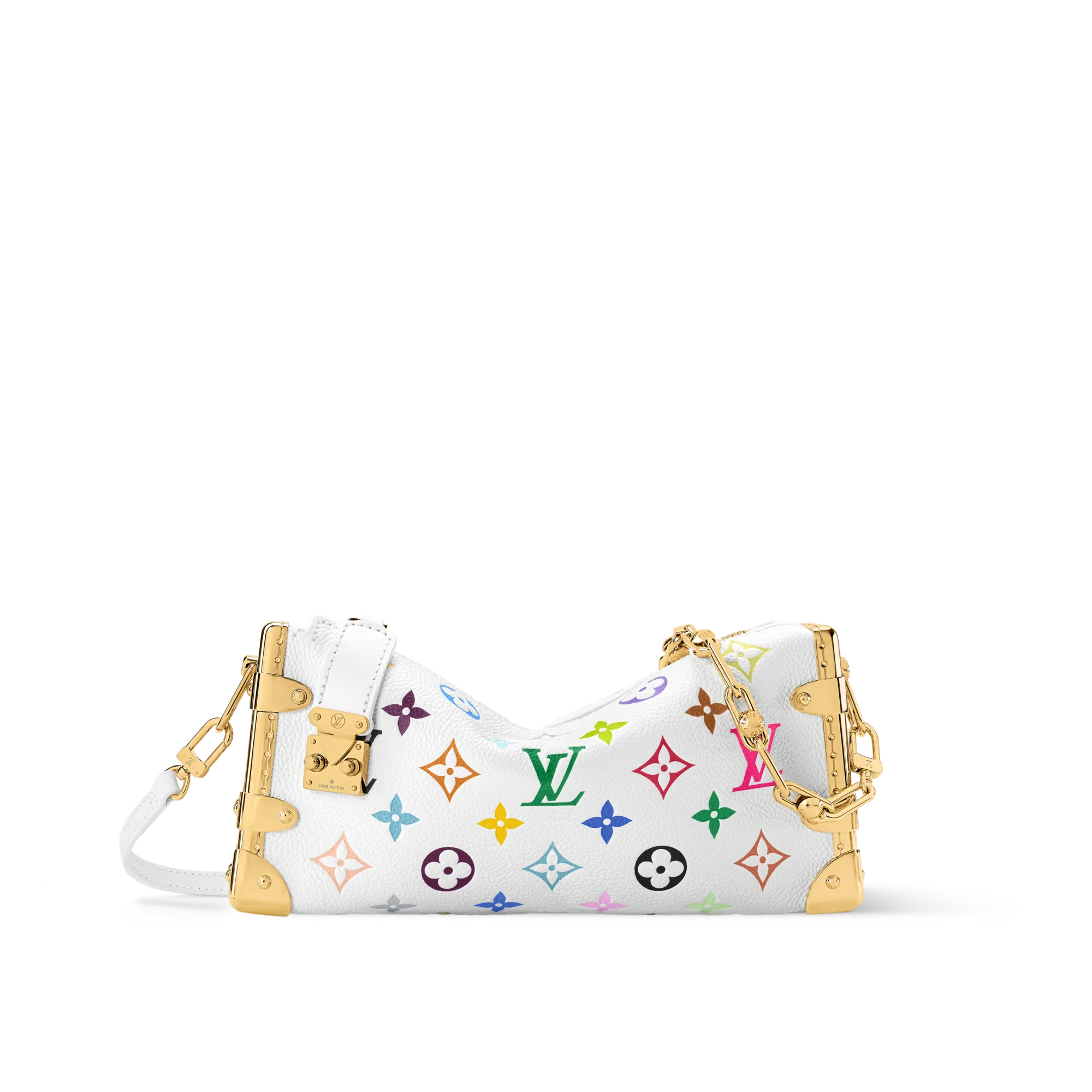 Louis Vuitton LV x TM Slim Trunk Cowhide Women - Small Leather Goods M27737 White