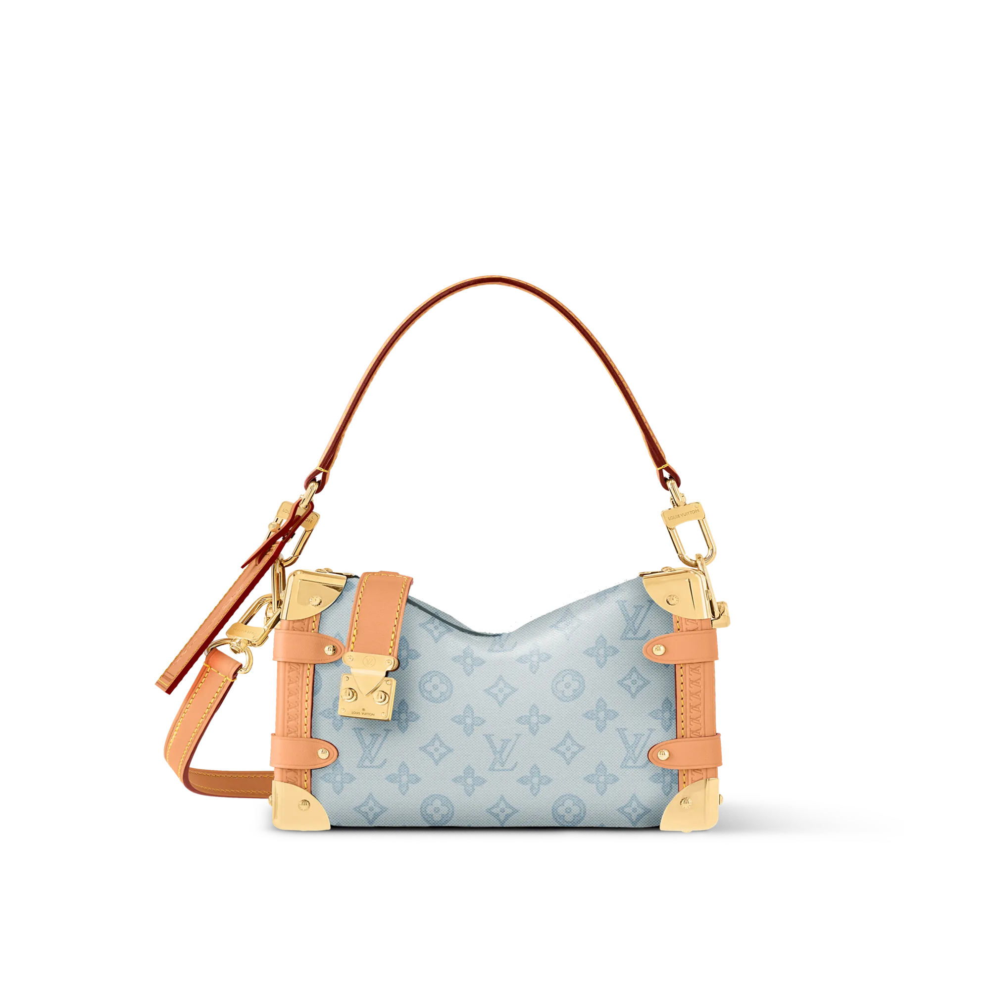 Louis Vuitton Side Trunk MM Monogram Canvas Women - Handbags M27891 Blue