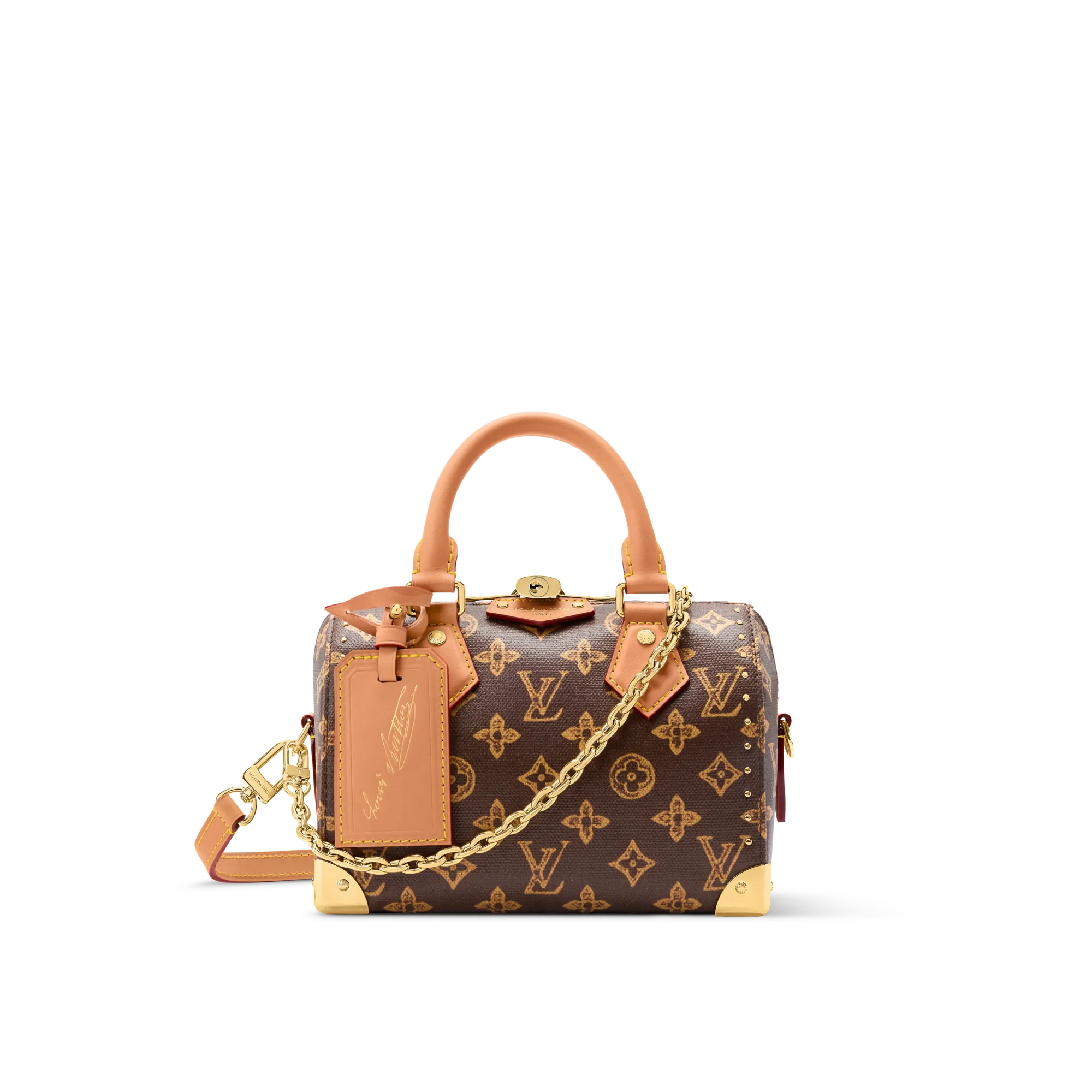 Louis Vuitton Speedy Trunk 20 Monogram Canvas Women - Handbags M28102 Brown