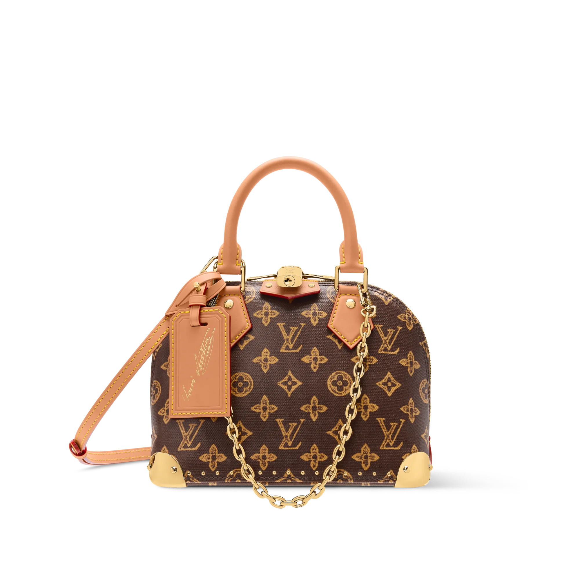 Louis Vuitton Alma Trunk BB Monogram Canvas Women - Handbags M28105 Brown