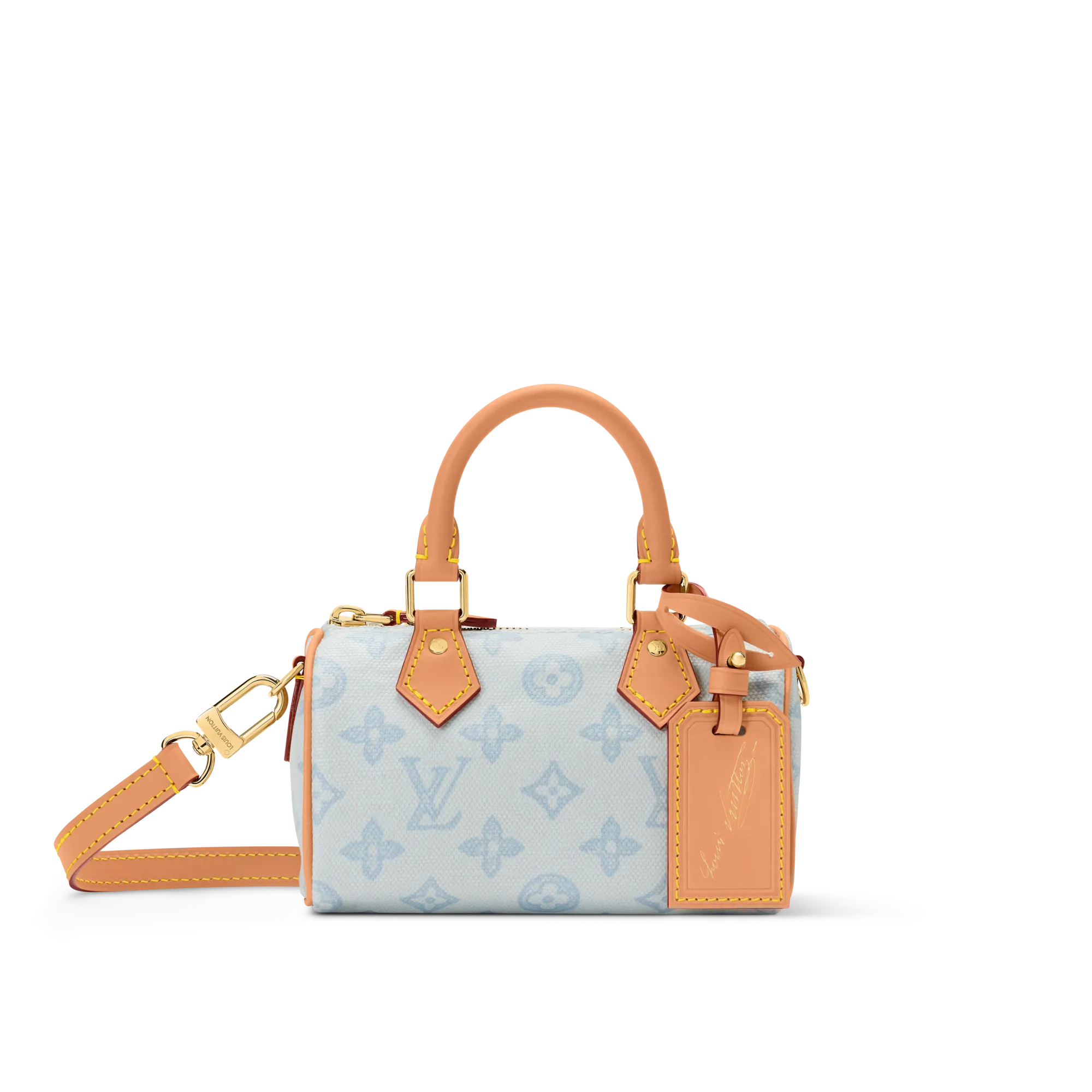 Louis Vuitton Nano Speedy Monogram Canvas Women - Small Leather Goods M28323 Blue