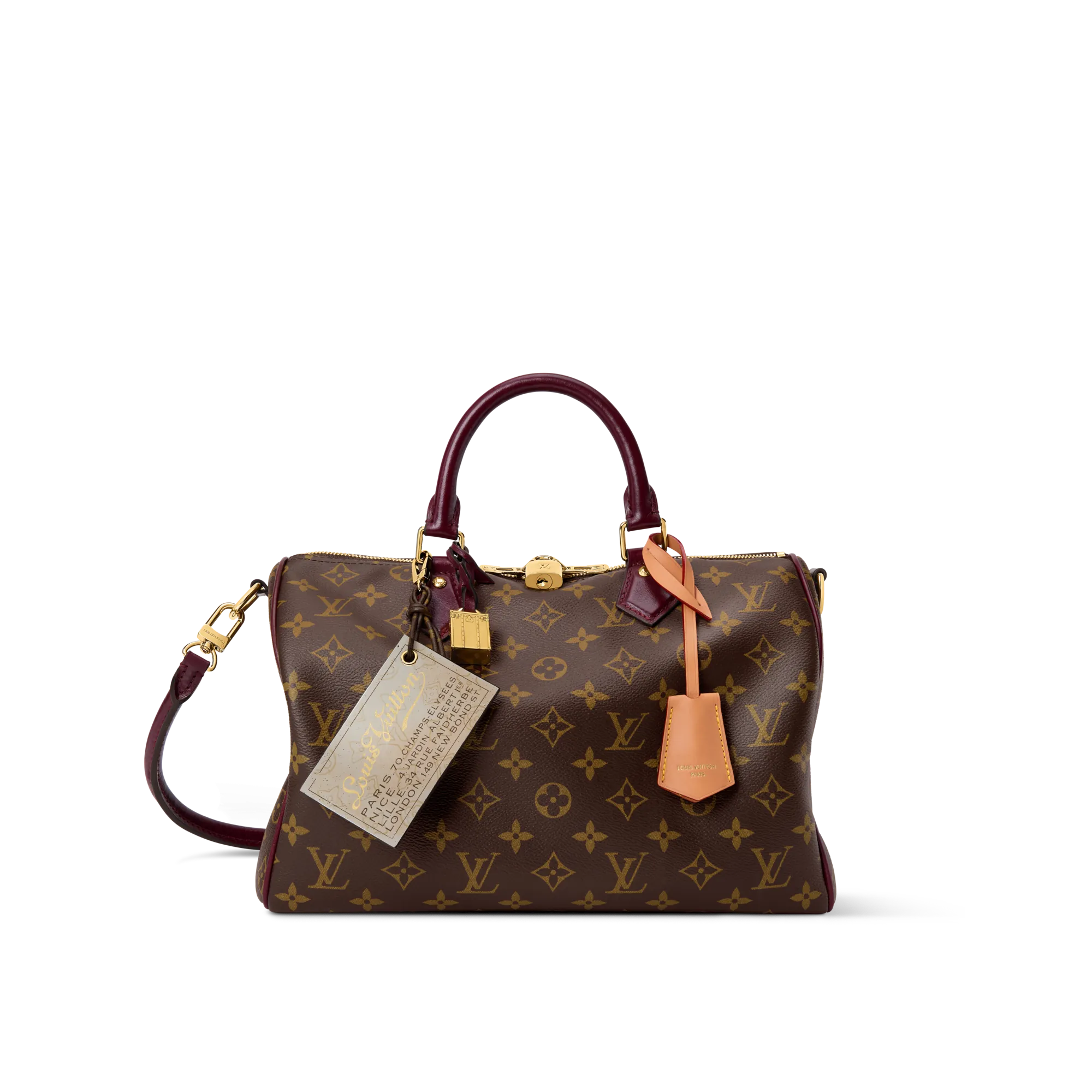 Louis Vuitton Speedy 30 Soft Celebration Monogram Women - Handbags M28379 Brown