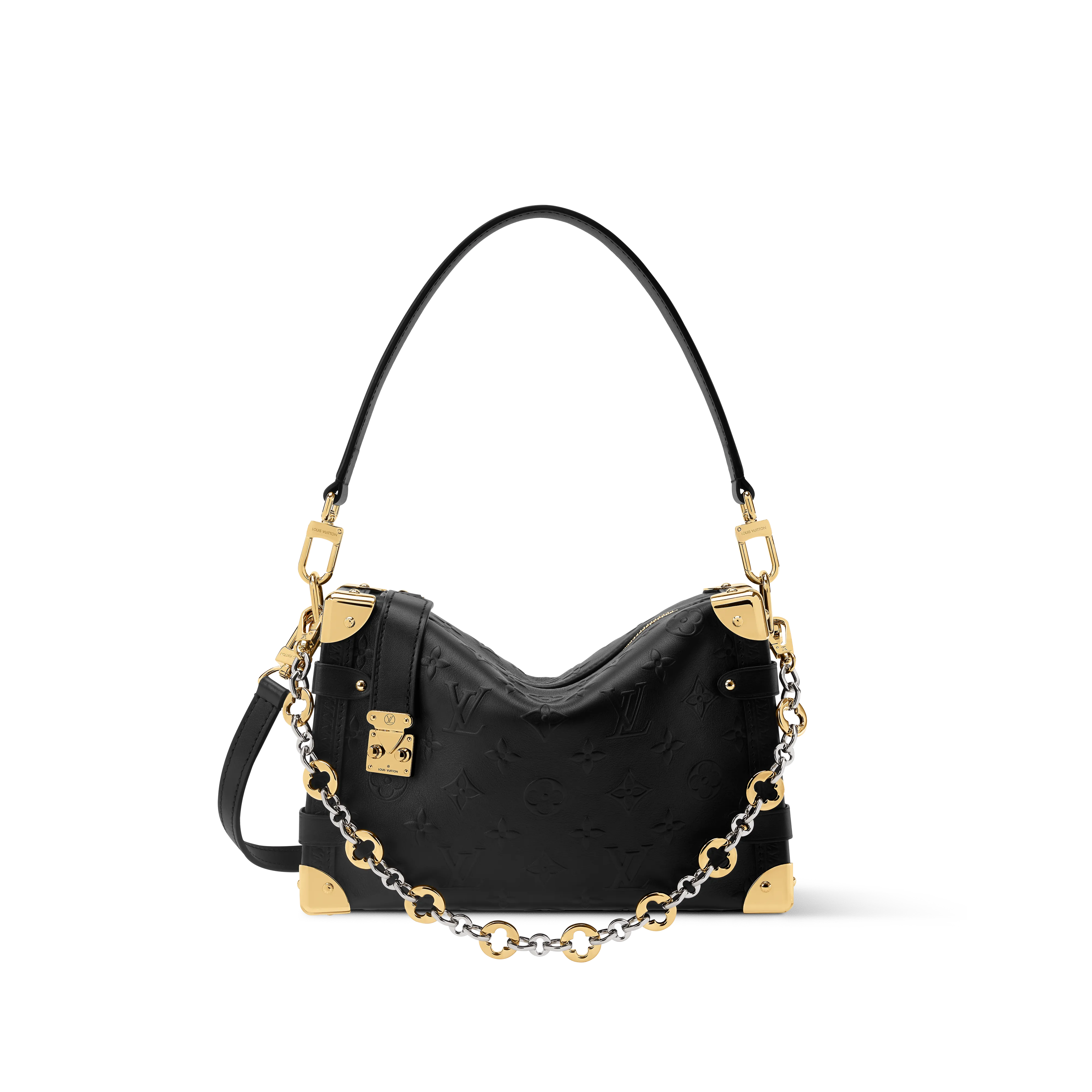 Louis Vuitton Side Trunk MM Cowhide - Women's Bags M28570 Black