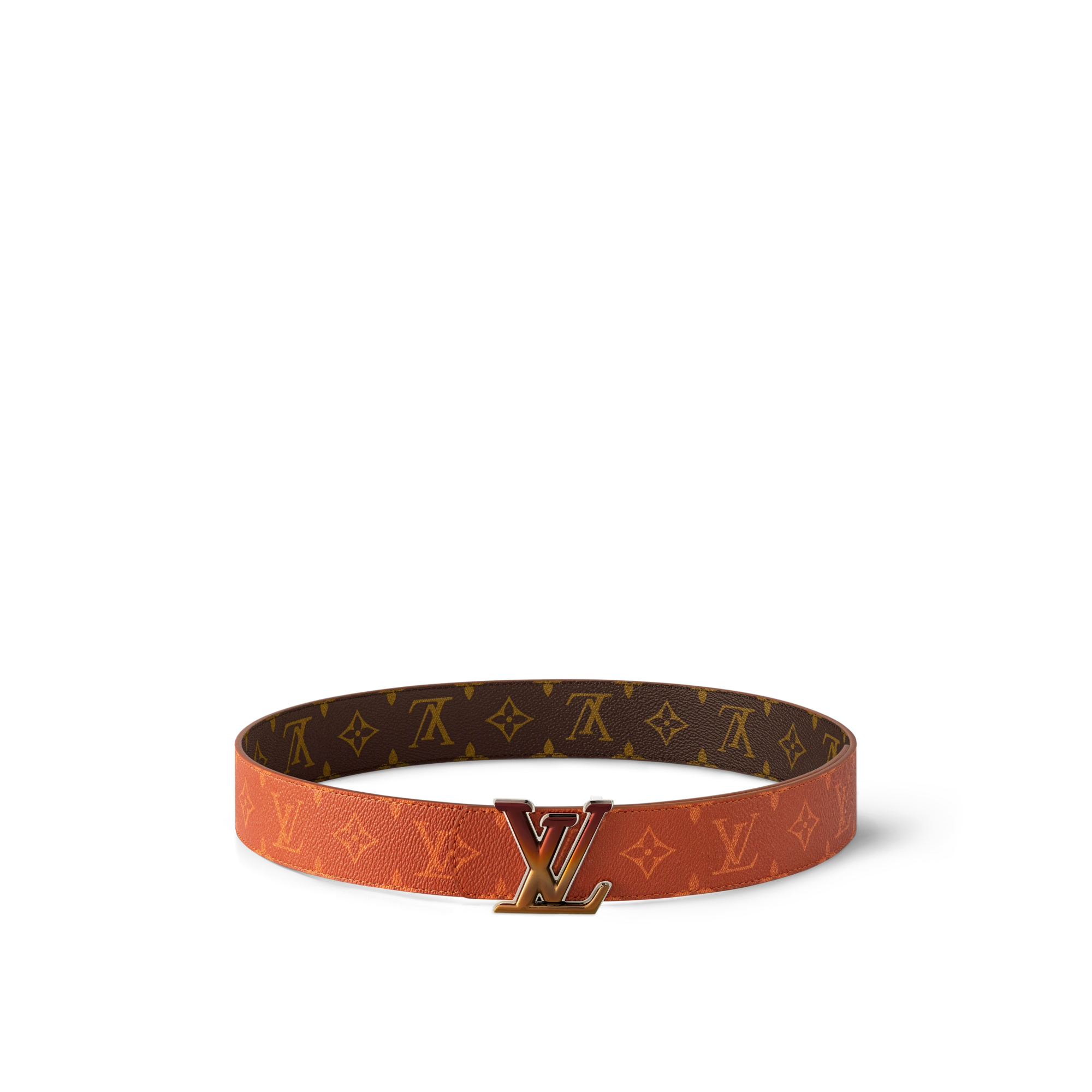 Louis Vuitton LV Dimension Sunset 40mm Reversible Belt Coated Canvas - Men - Accessories M4146V Brown