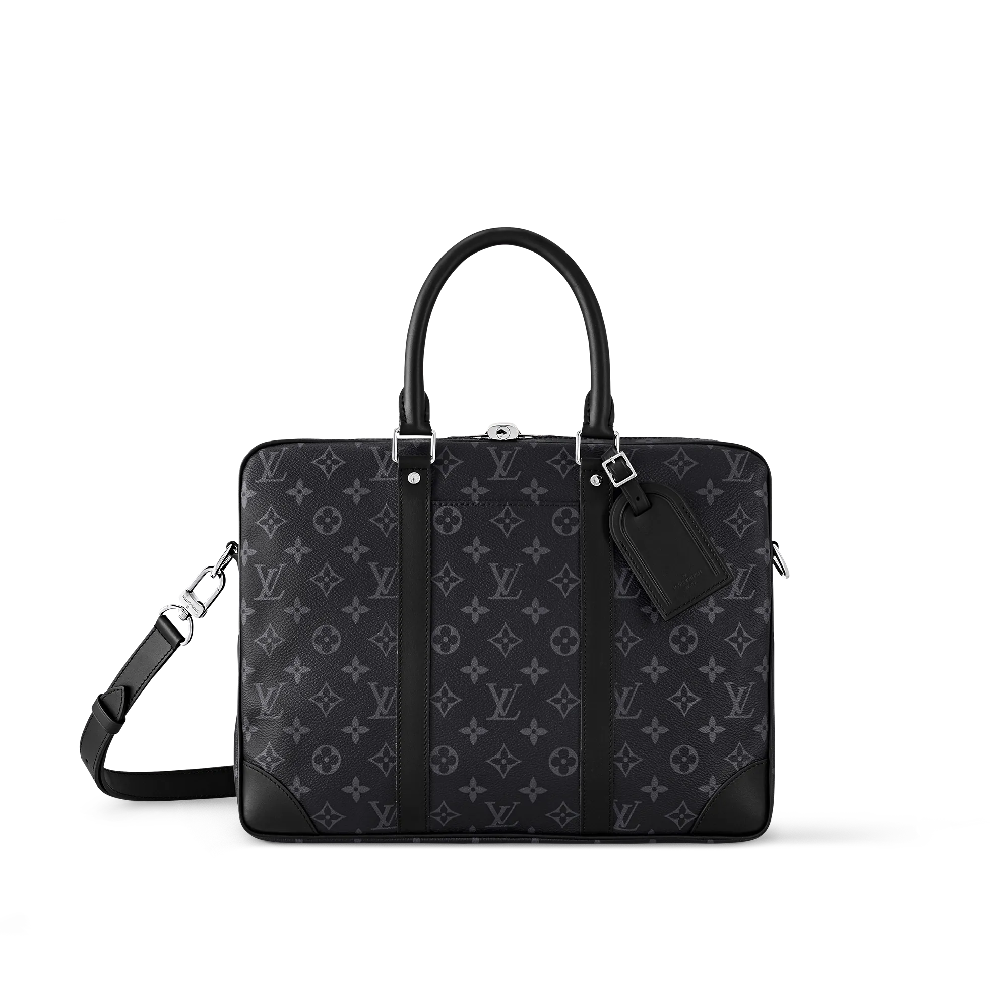 Louis Vuitton Porte - Documents Voyage PM Monogram Eclipse Men - Bags M46457 Grey