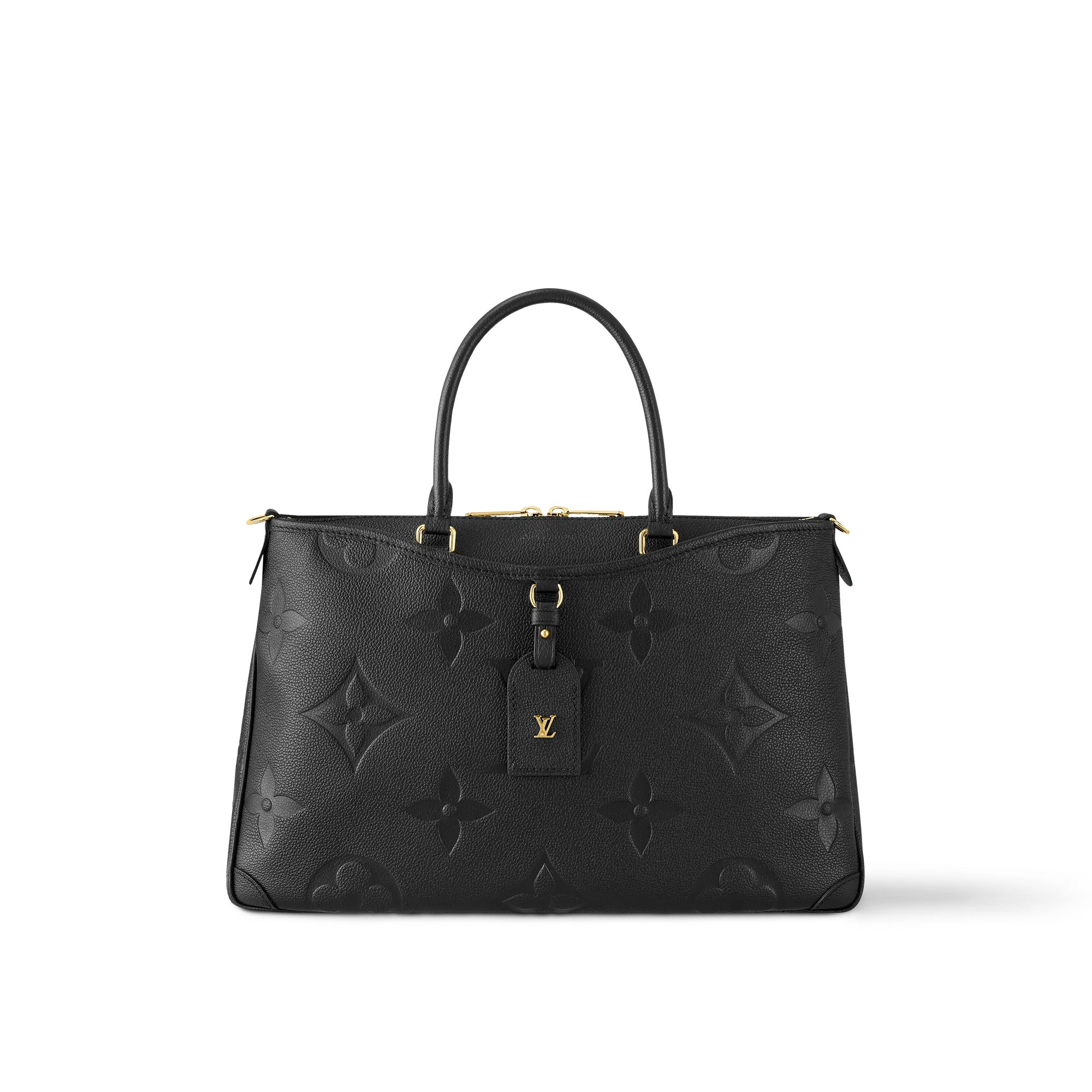 Louis Vuitton Trianon MM Monogram Empreinte Leather Women - Handbags M46487 Black