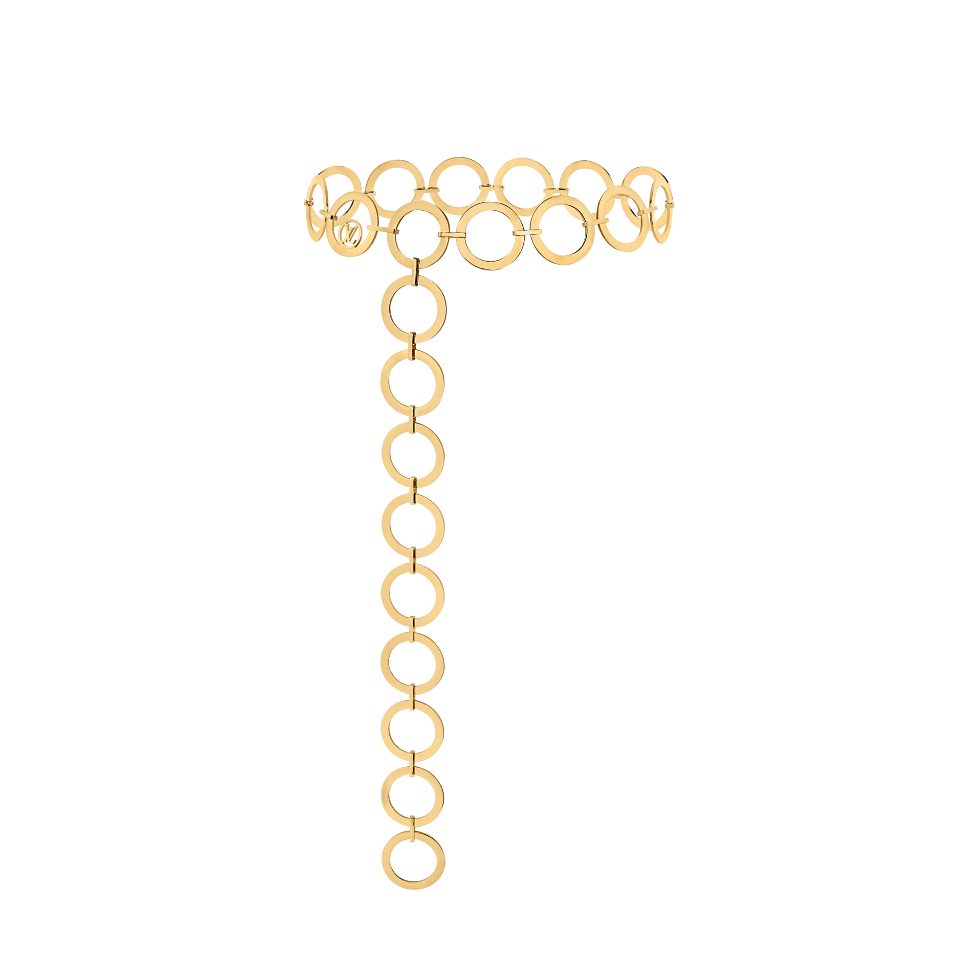 Louis Vuitton LV Loop Chain Belt Sans Ligne Esthetique New - For Women M4662Z Pink