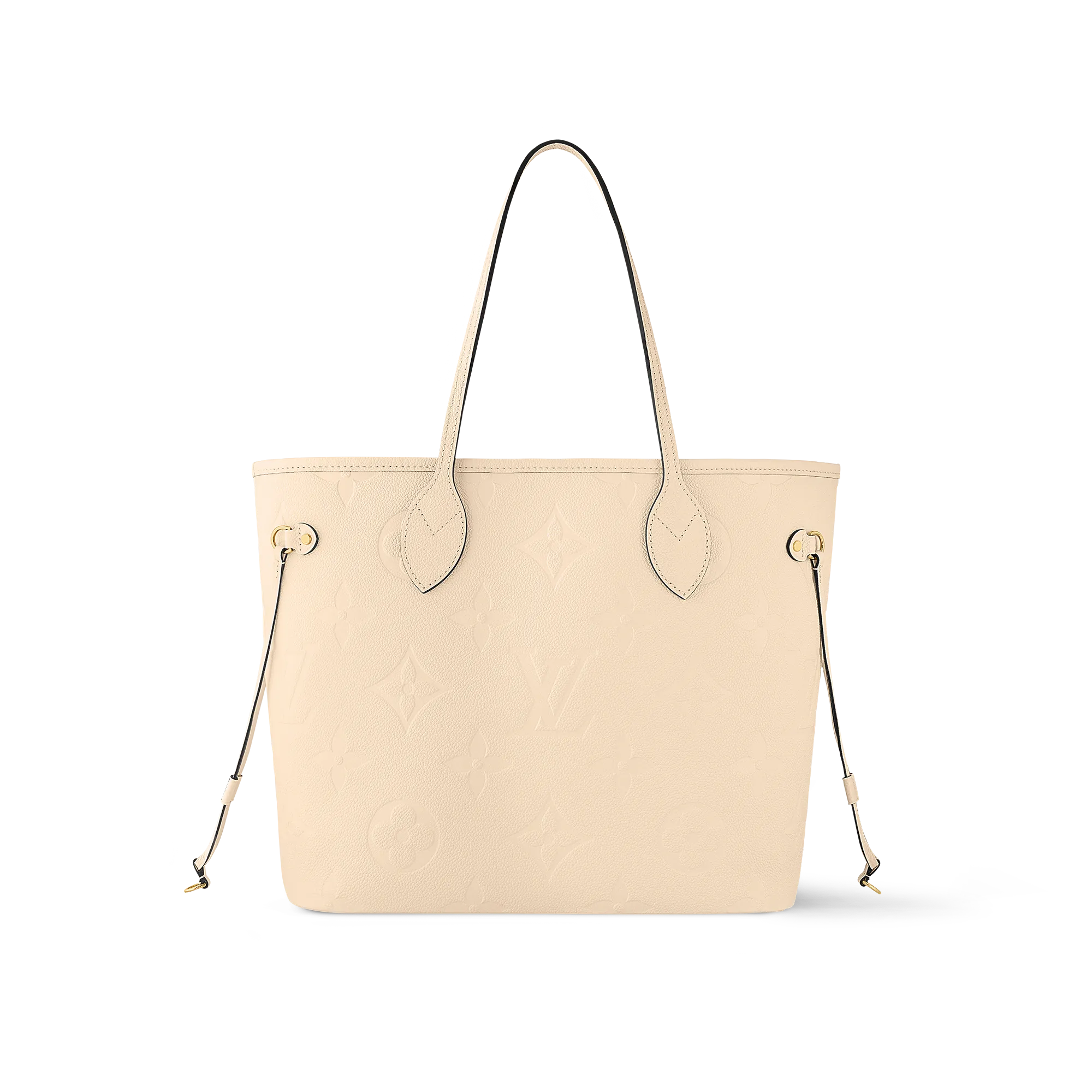 Louis Vuitton Neverfull MM Monogram Empreinte Leather Women - Handbags M46676 Beige