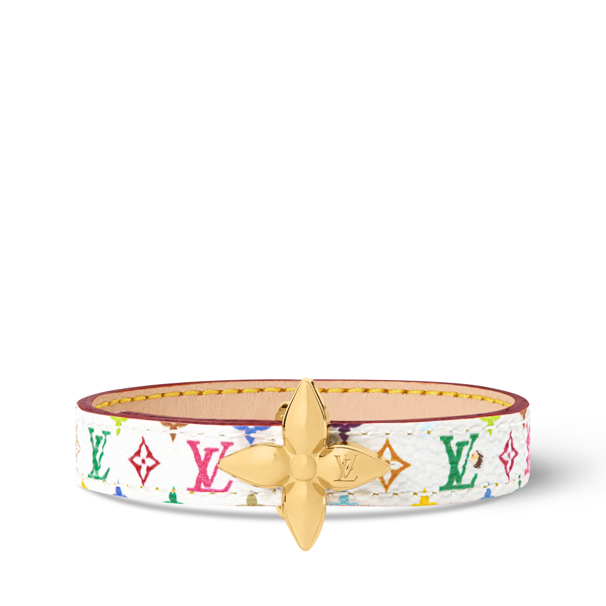 Louis Vuitton LV x TM Mini Flowergram Bracelet Sans Ligne Esthetique Women - Fashion Jewelry M4700F White