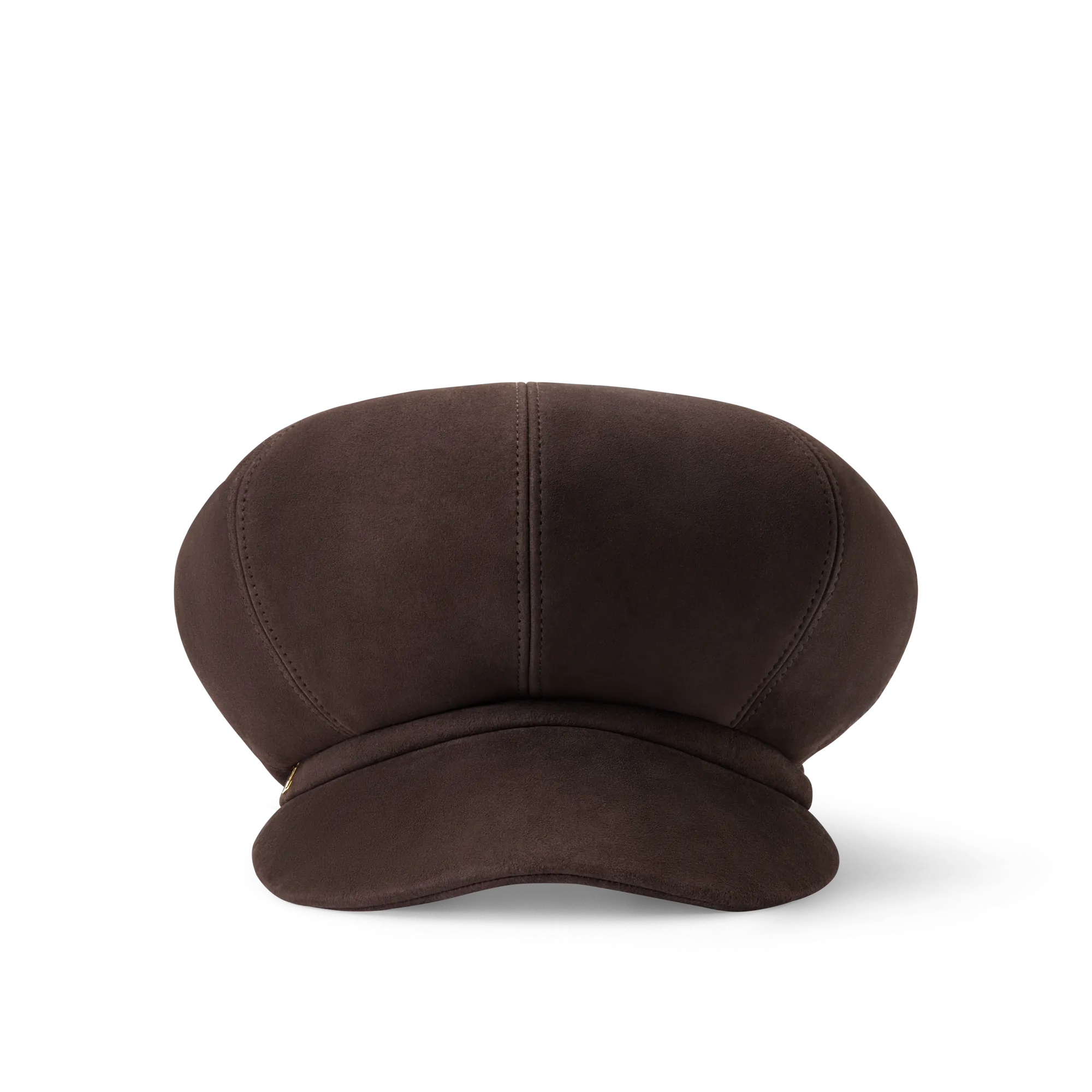 Louis Vuitton Newsboy Cap LV Velvet Goat Women - Accessories M5434A Brown