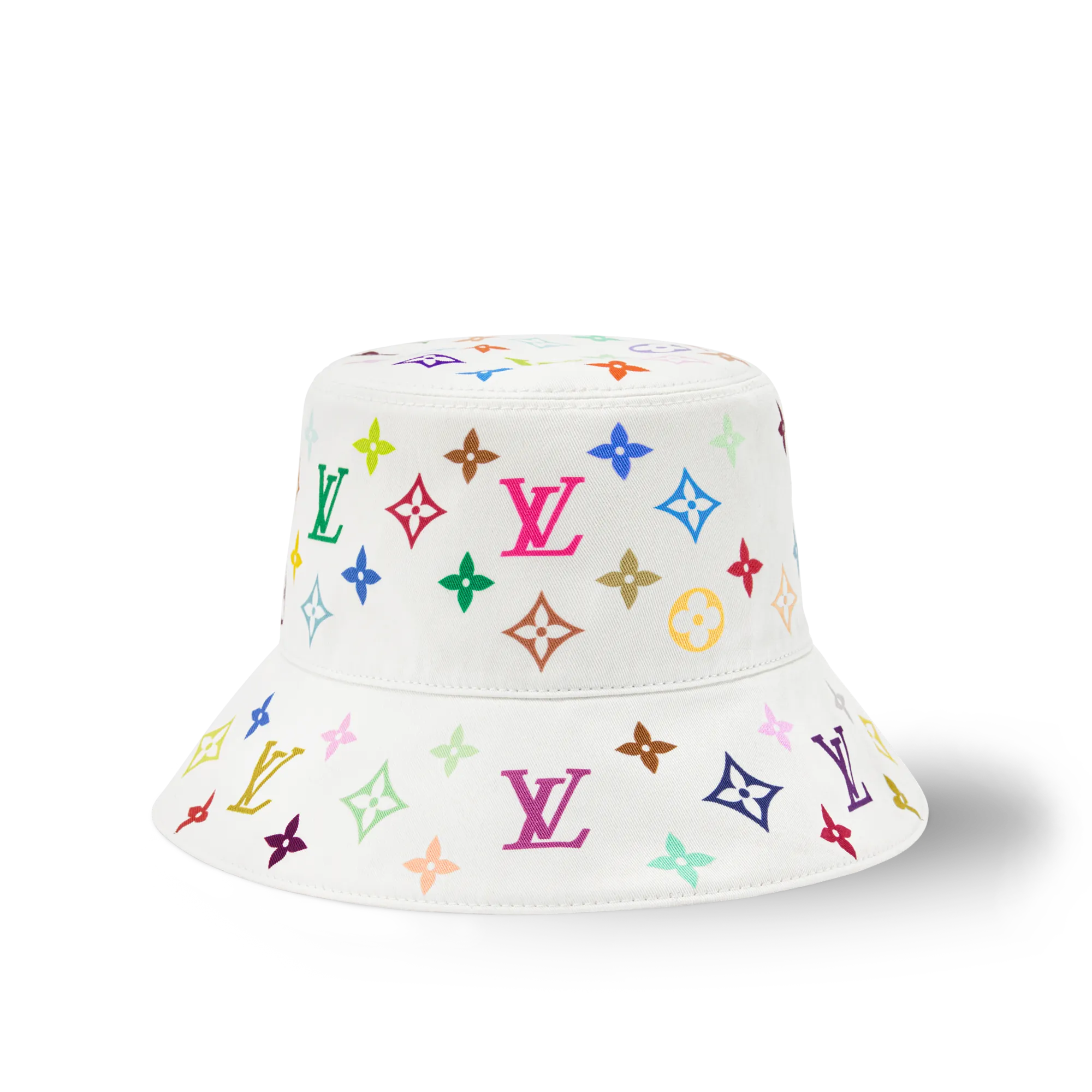 Louis Vuitton LV x TM Reversible Superflat Bucket Hat Cotton Women - Accessories M7986M White
