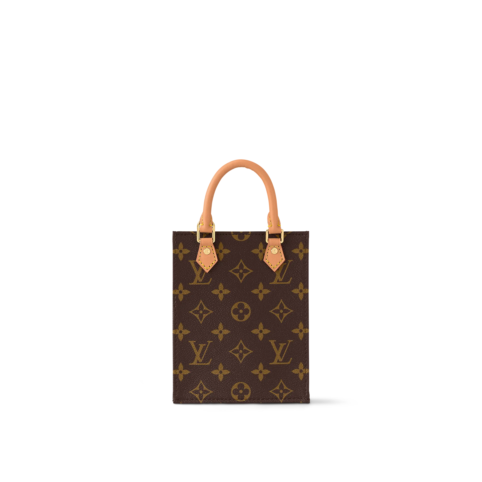 Louis Vuitton Petit Sac Plat Monogram Women - Small Leather Goods M81295 Brown