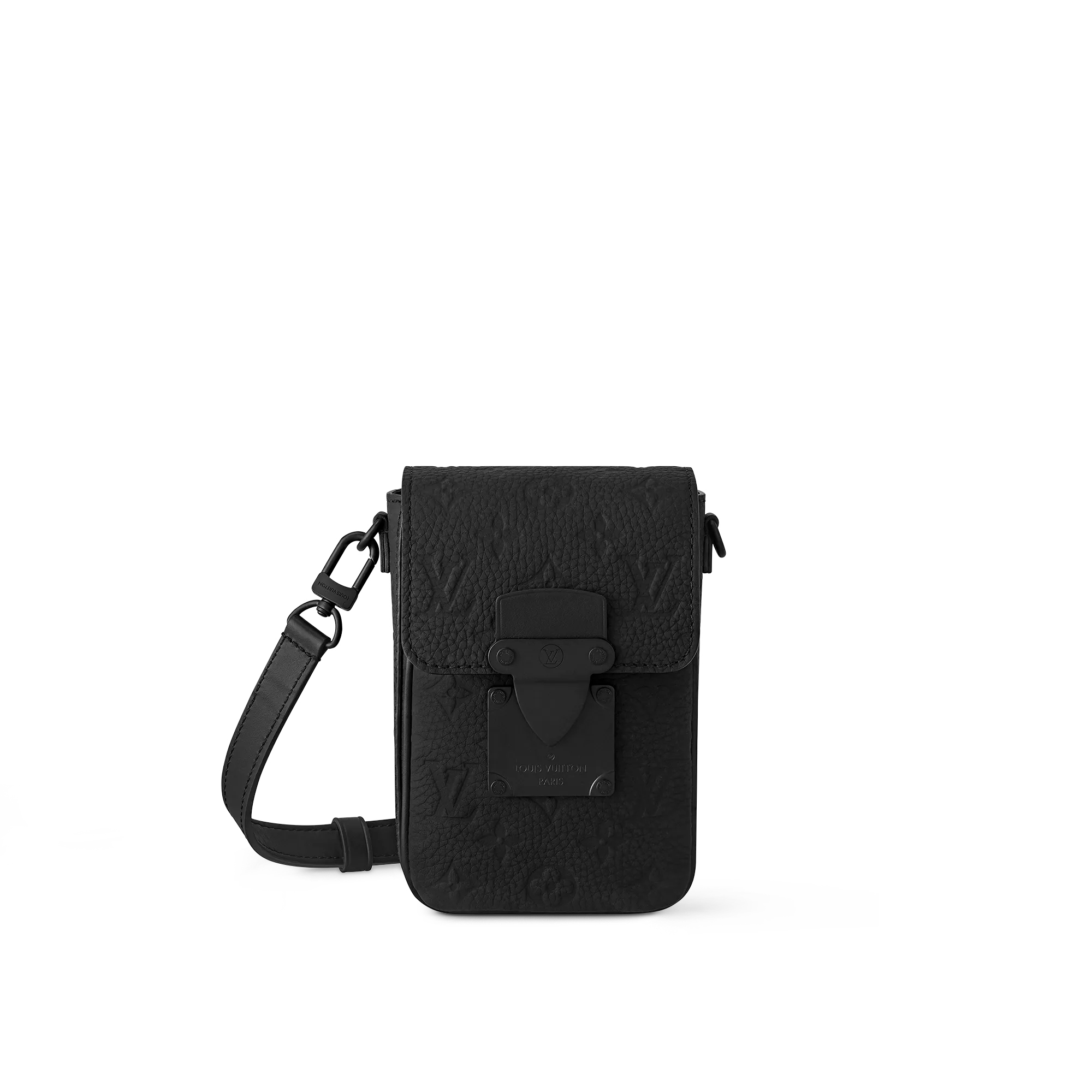 Louis Vuitton S - Lock Vertical wearable wallet Monogram Taurillon Leather Men - Bags M81524 Black Louis Vuitton S - Lock Vertical wearable wallet Monogram Taurillon Leather Men - Bags M81524 Black