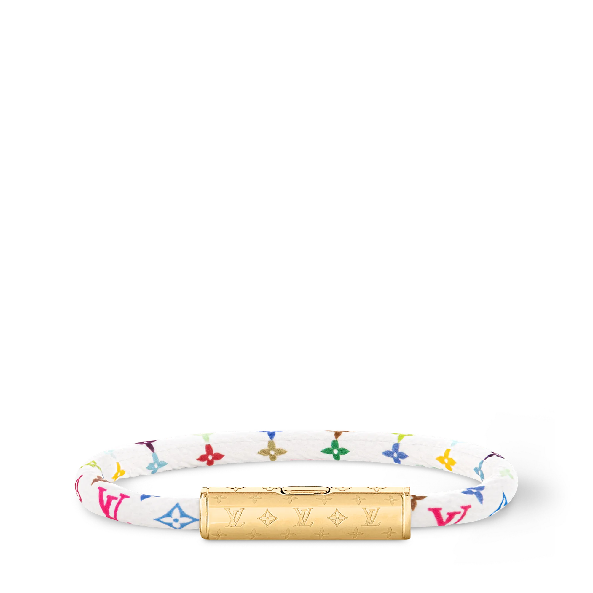 Louis Vuitton LV x TM LV Confidential Bracelet Coated Canvas Women - Fashion Jewelry M8973F White