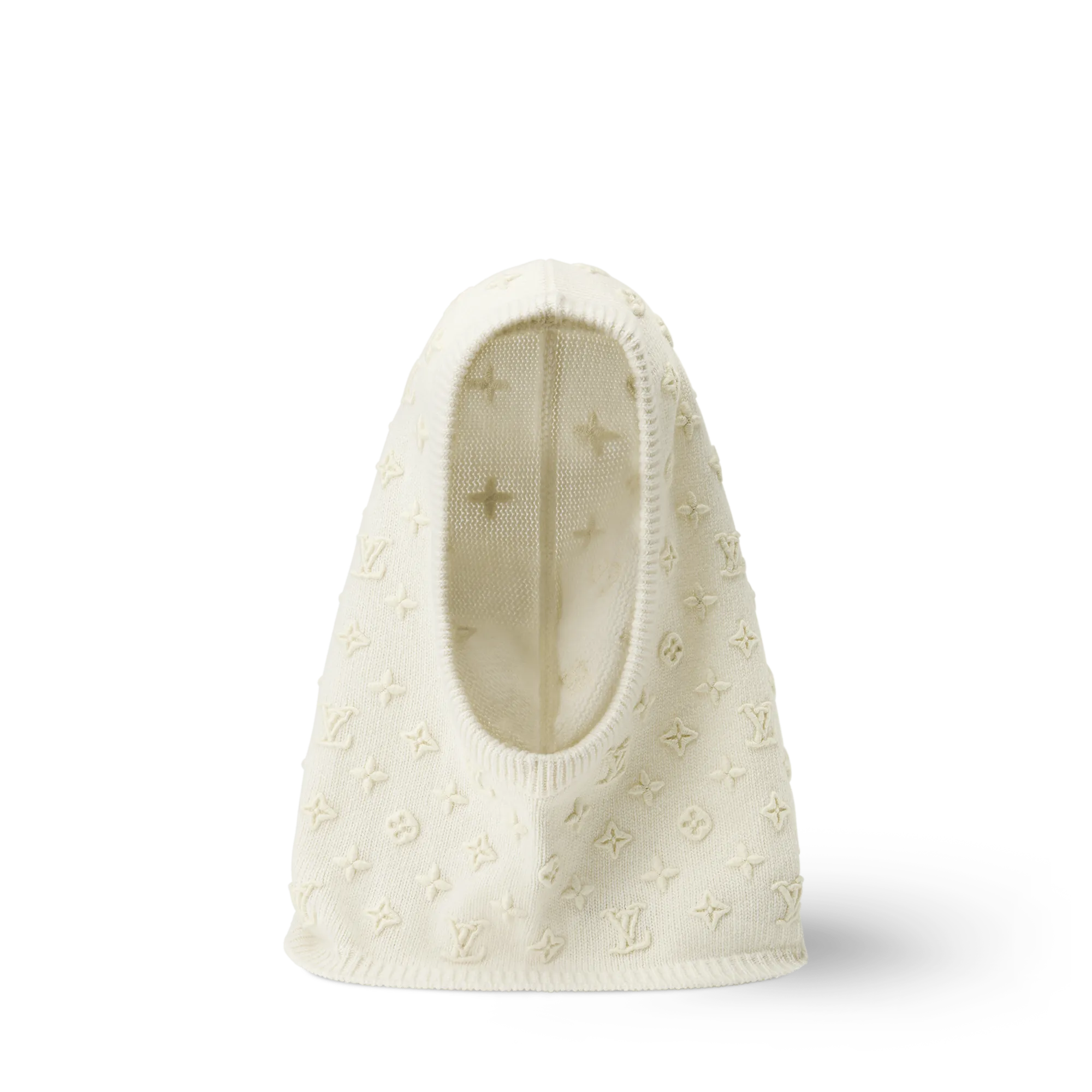 Louis Vuitton LV Monogram 3D Balaclava Wool Women - Accessories M97248 Beige