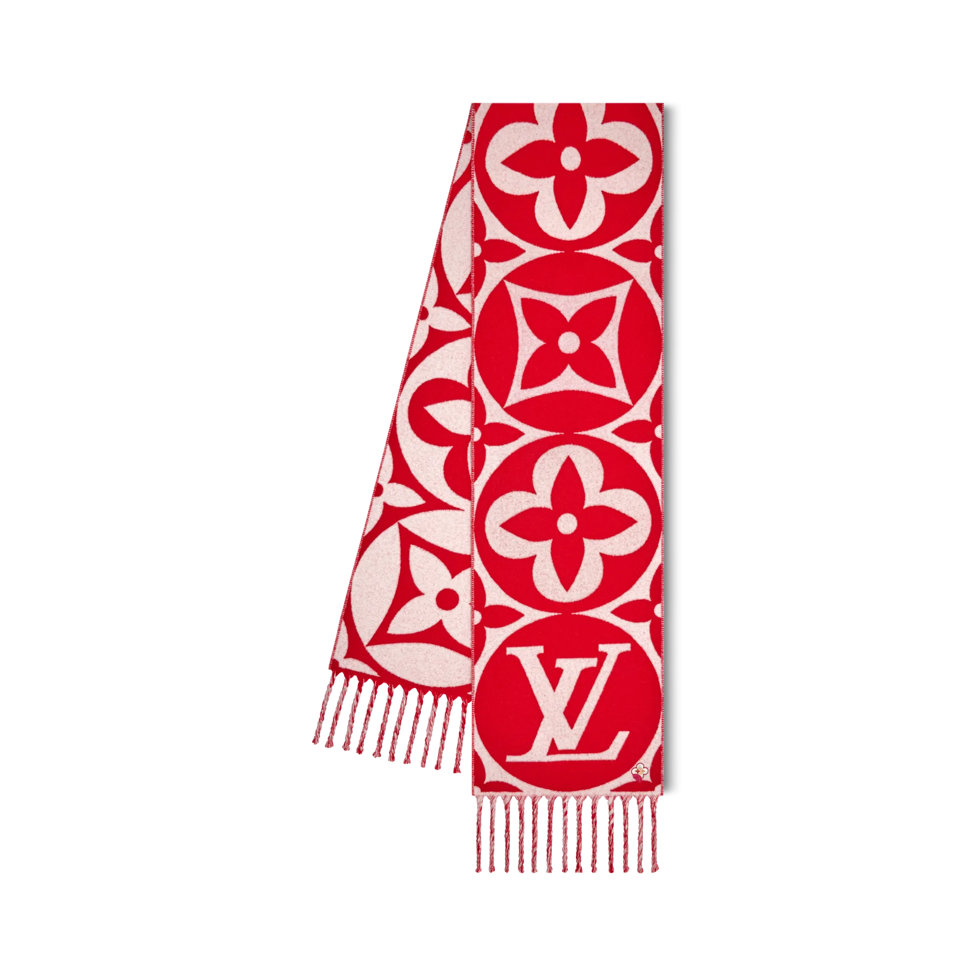 Louis Vuitton Lunar New Year Vivienne Medallion Scarf Wool Women - Accessories M98017 Red