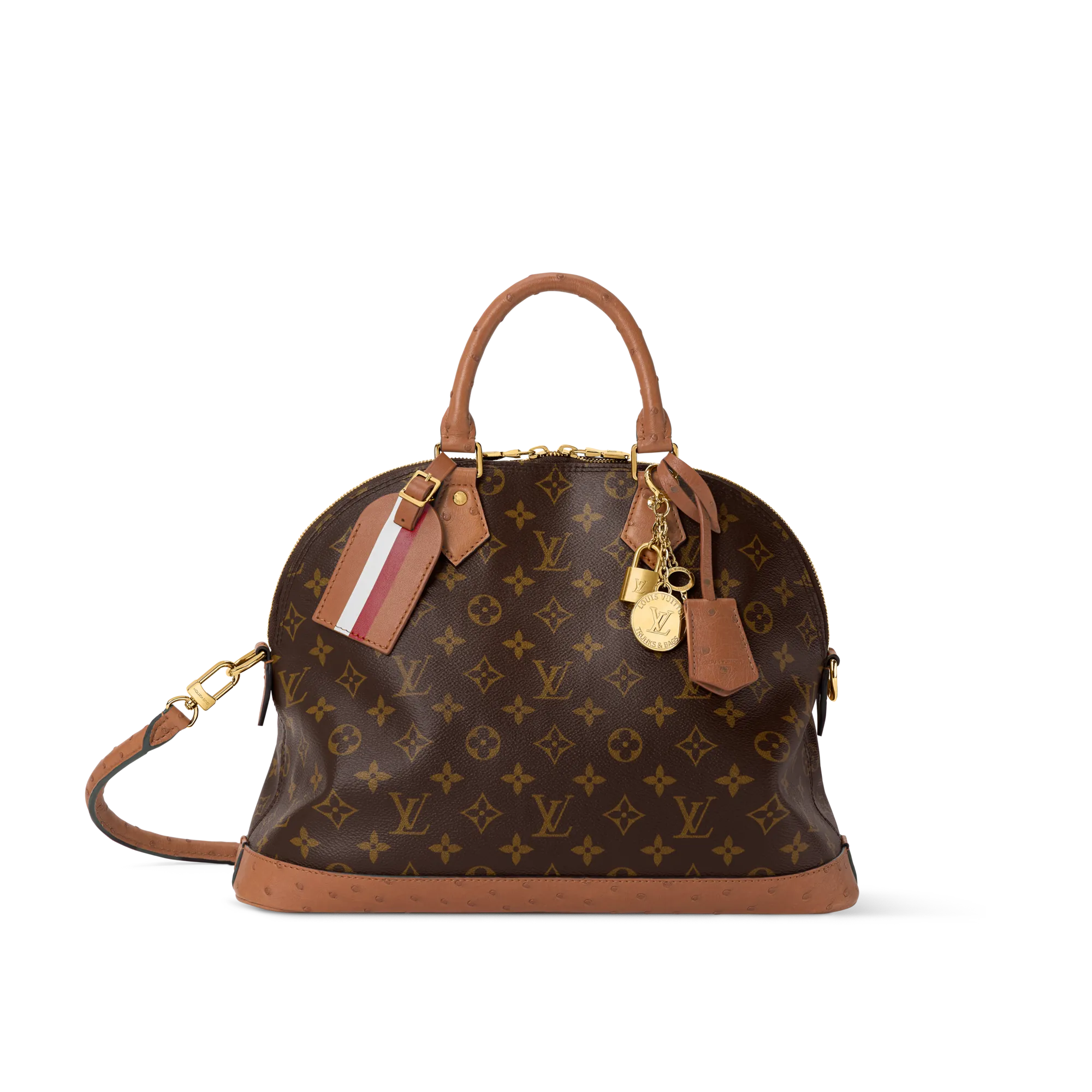 Louis Vuitton Alma MM Soft Celebration Monogram Women - Handbags N30049 Brown