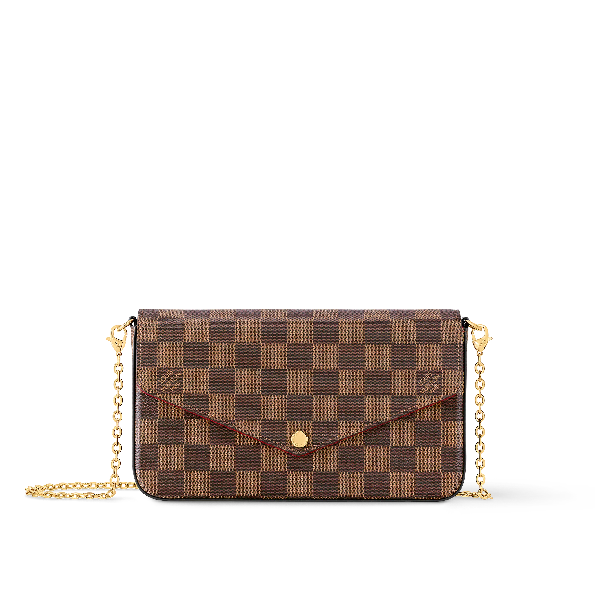 Louis Vuitton Pochette Félicie Damier Ebene Women - Small Leather Goods N40492 Brown