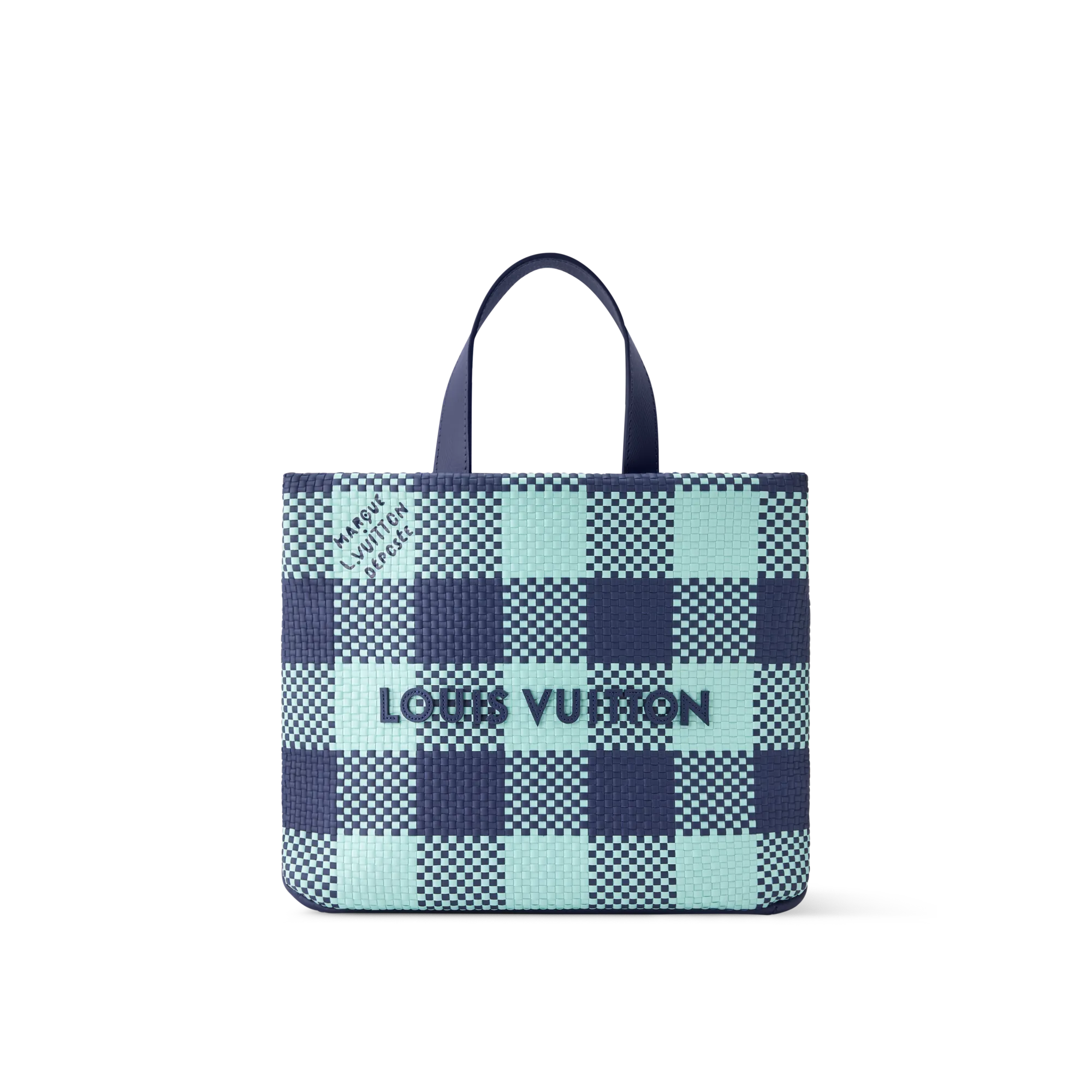 Louis Vuitton Mini Shopper Tote Shopper Tote Men's Bag N40879 Blue