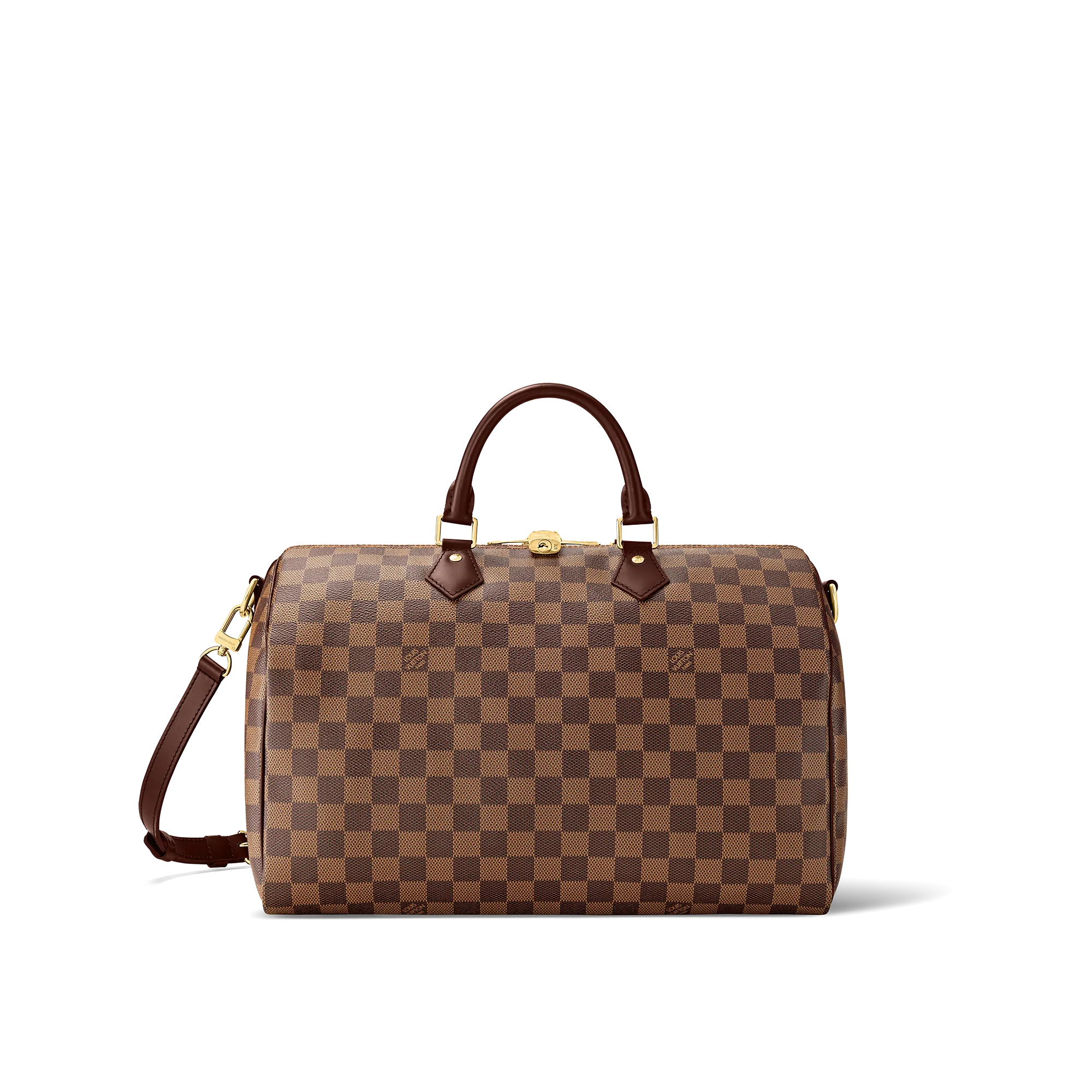 Louis Vuitton Speedy Bandouliere 35 Damier Ebene Women - Handbags N41366 Brown