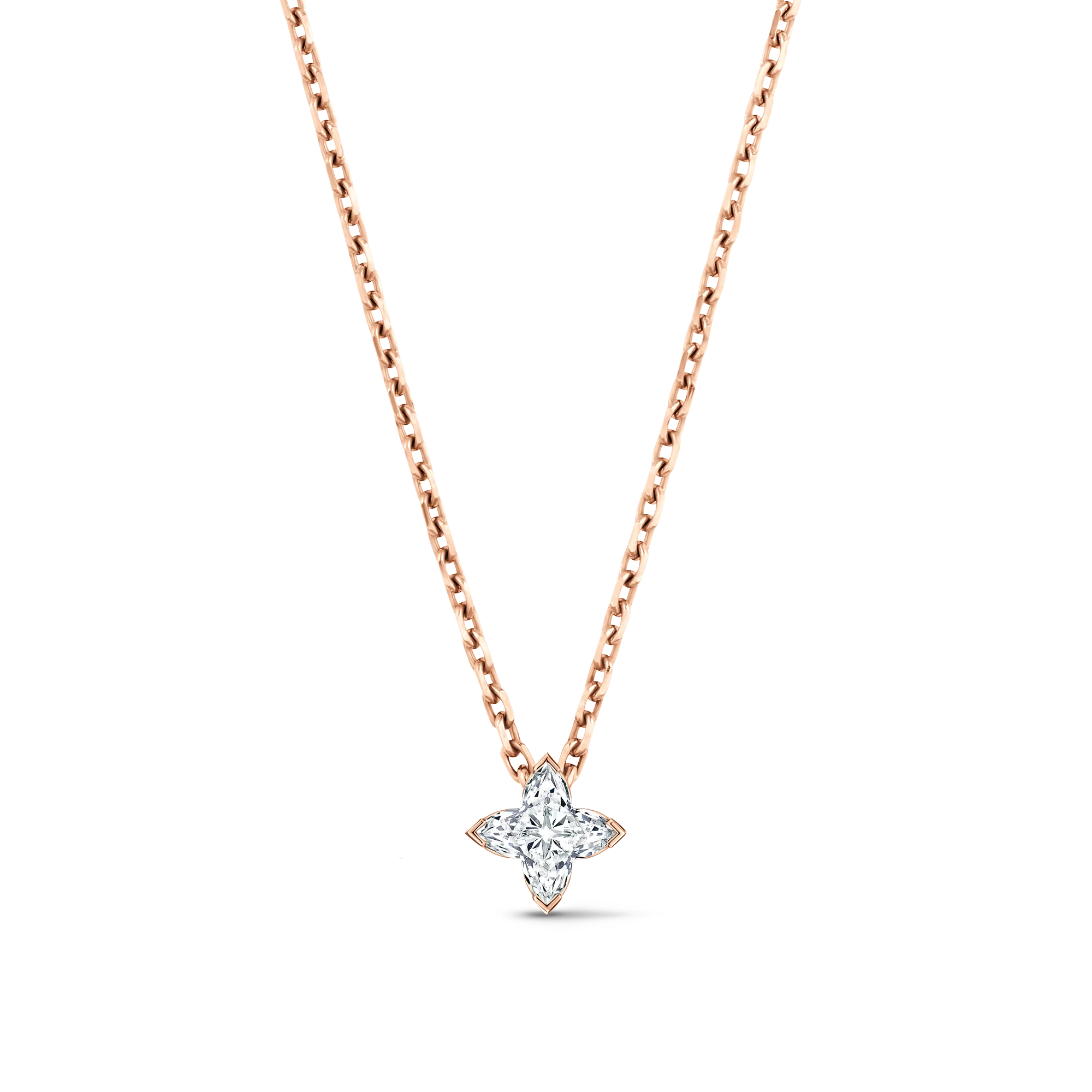 Louis Vuitton LV Diamonds Pendant, LV Monogram Star cut Jewelry Q03841