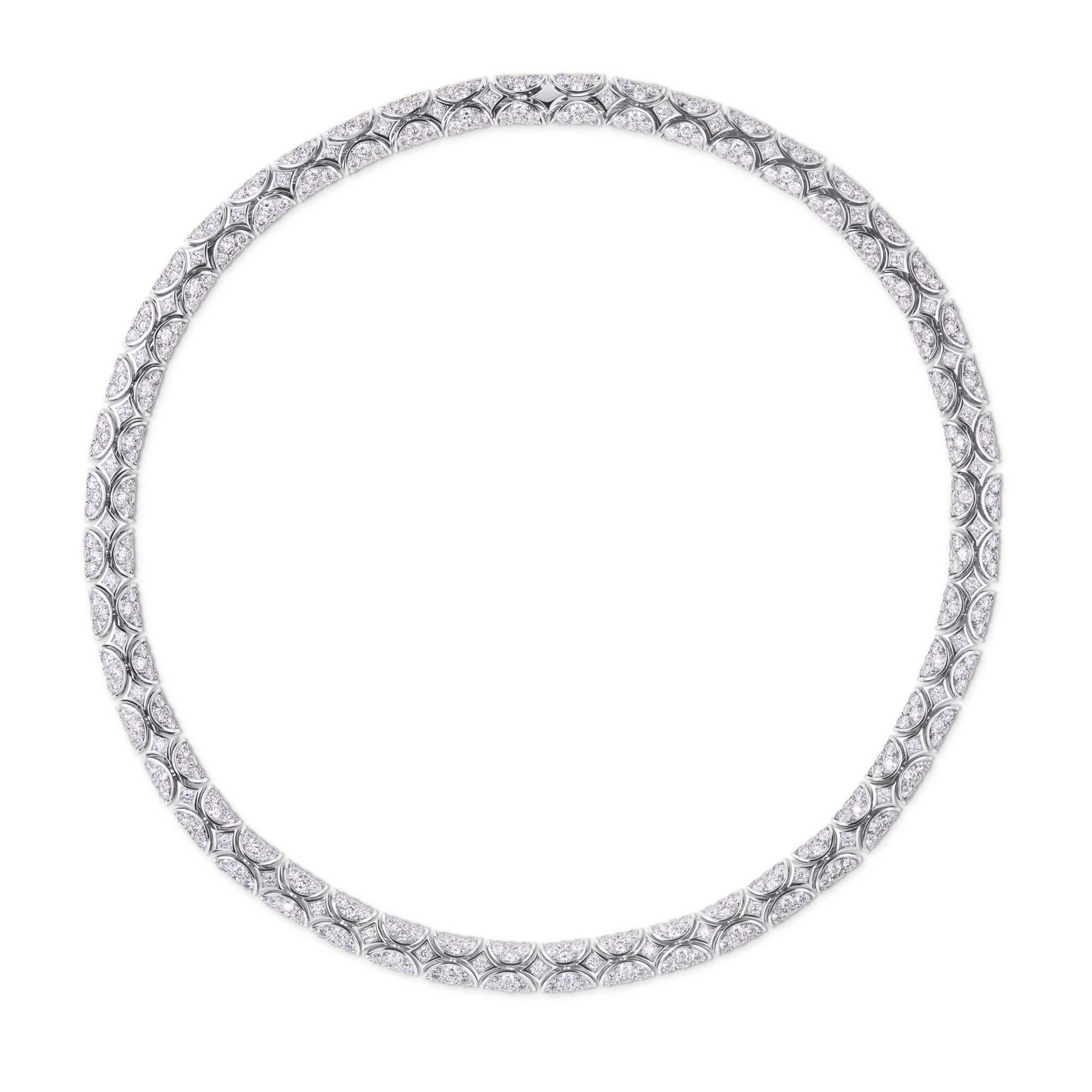 Louis Vuitton Galaxie Necklace, White Gold and Diamonds Les Extraordinaires - Jewelry Q04055