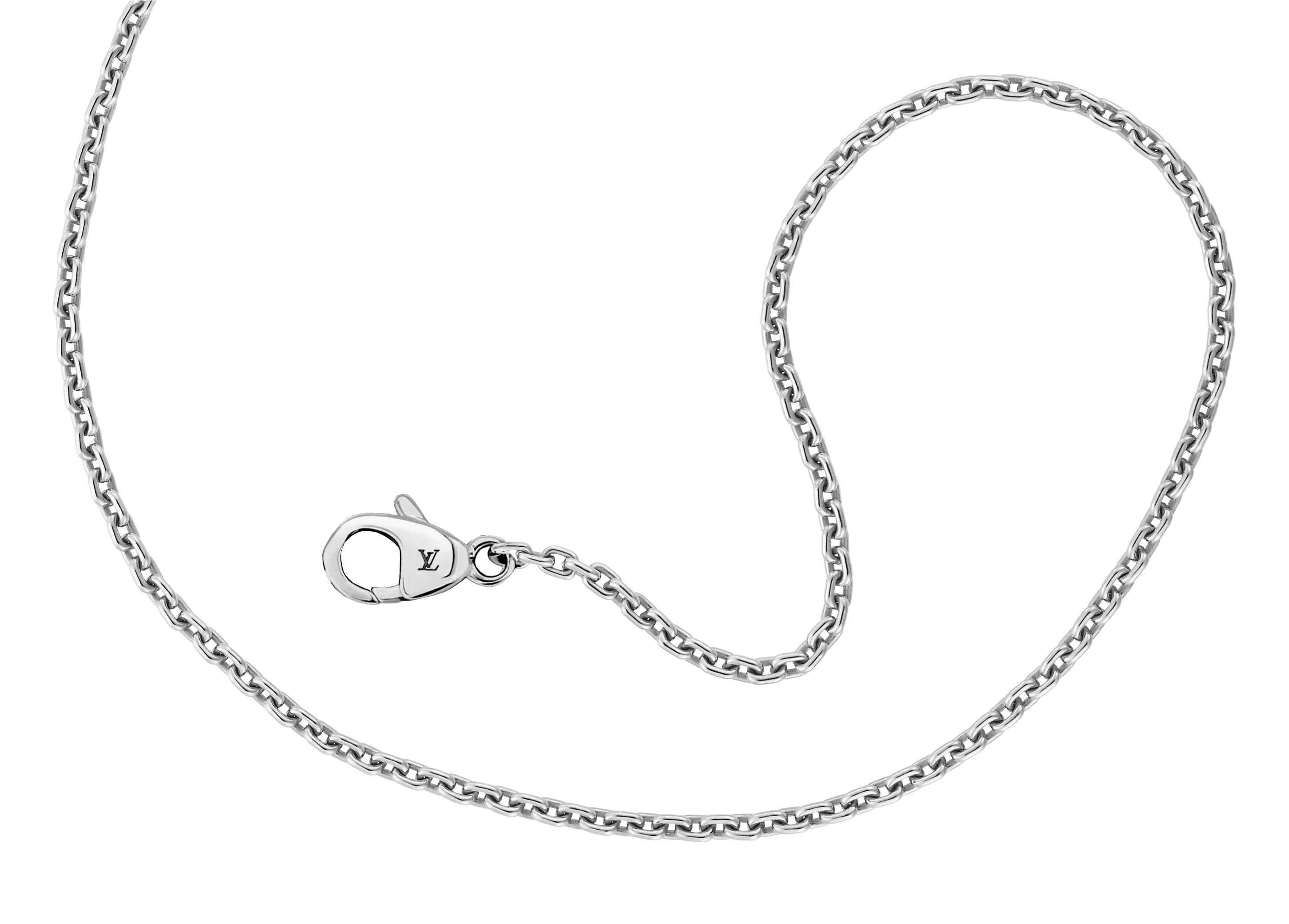 Louis Vuitton Chain in white gold Precious Metal Jewelry Q92013 Silver